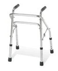 Guardian Folding Aluminum Walker, Bariatric Height, 200 lb Capacity, with Child Tips - Walker Folding Aluminum Brt Hl - Image 1