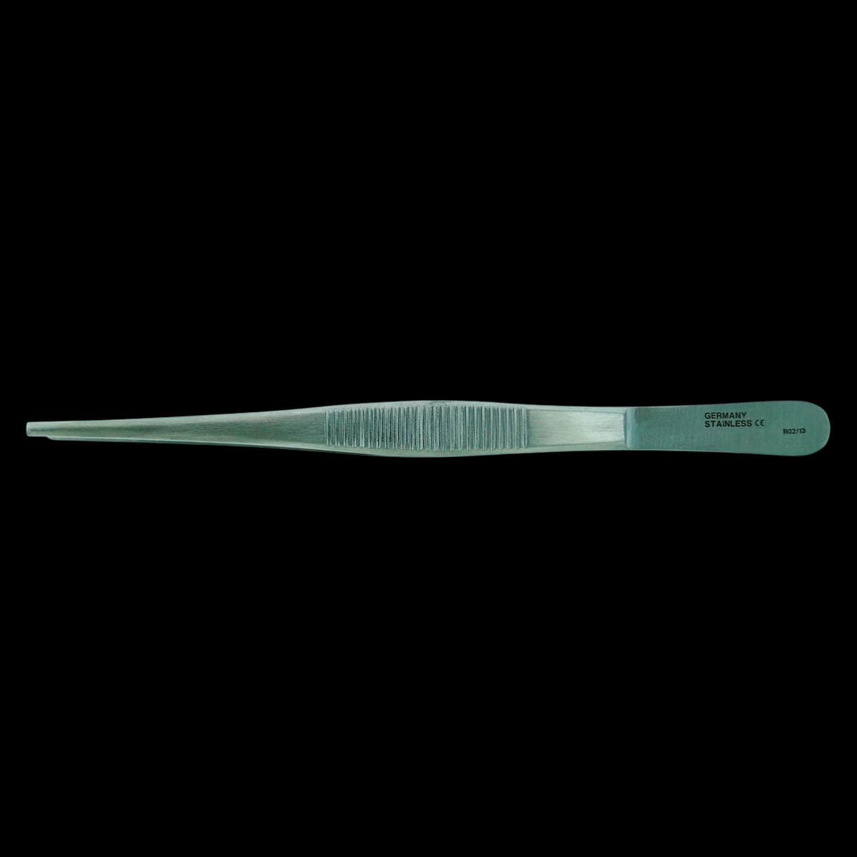 Tissue Forceps, 1x2 Teeth, 5-1/2" Stainless Steel, Autoclavable - Forceps Tissue Teeth 1x2 - Image 1