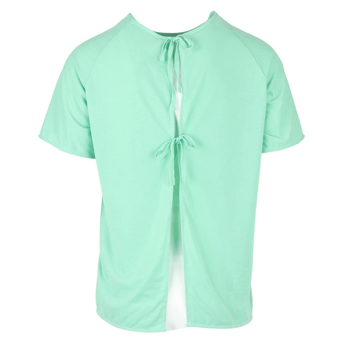 Fashion Seal Patient Gown, Children's, Unisex, Large, Green, Polyester Knit, Raglan Sleeves, 01KWC87QERXJM870QGEZ5A70NT thumbnail 2