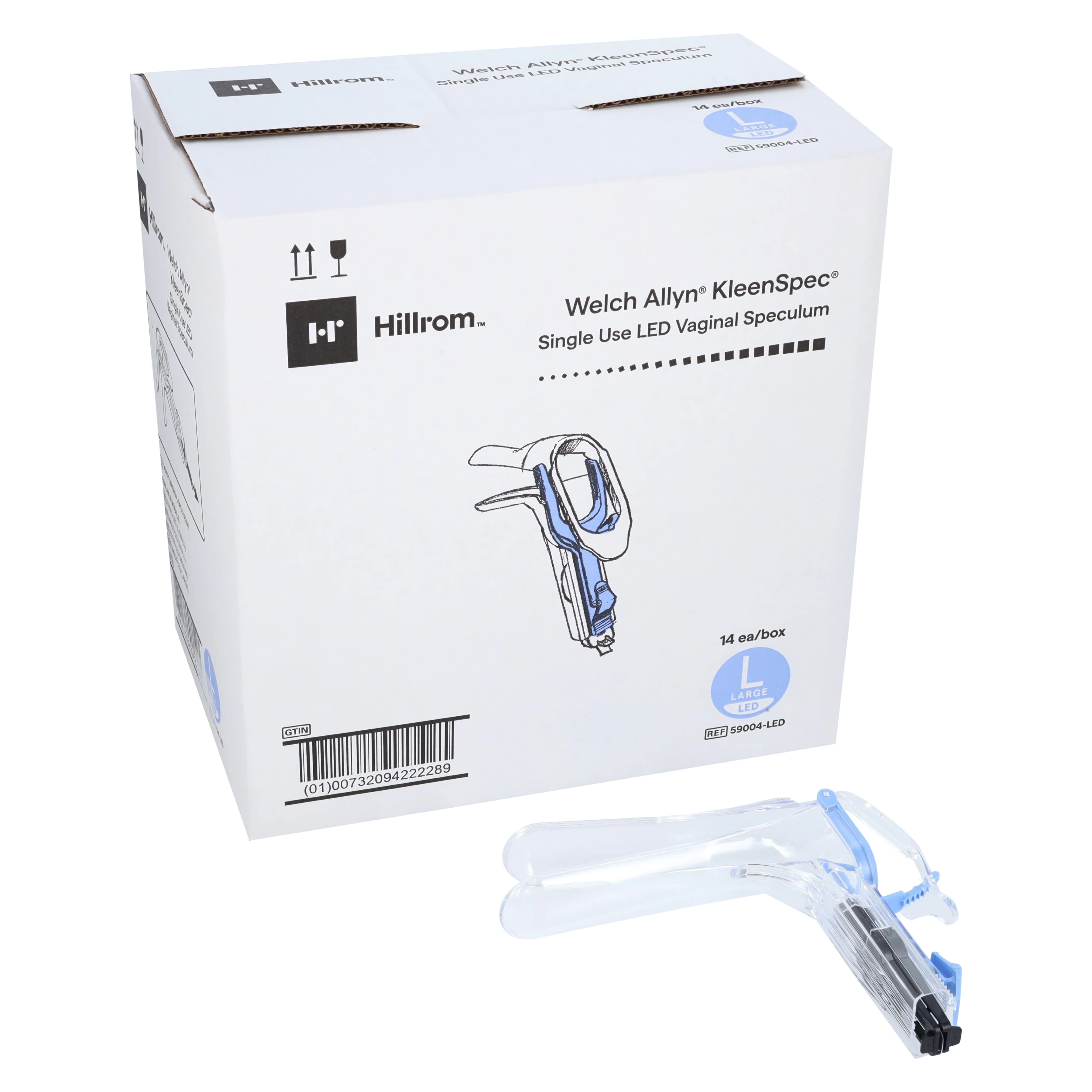 Welch KleenSpec 590 Series Vaginal Speculum, Acrylic, LED, 14/Box thumbnail 7