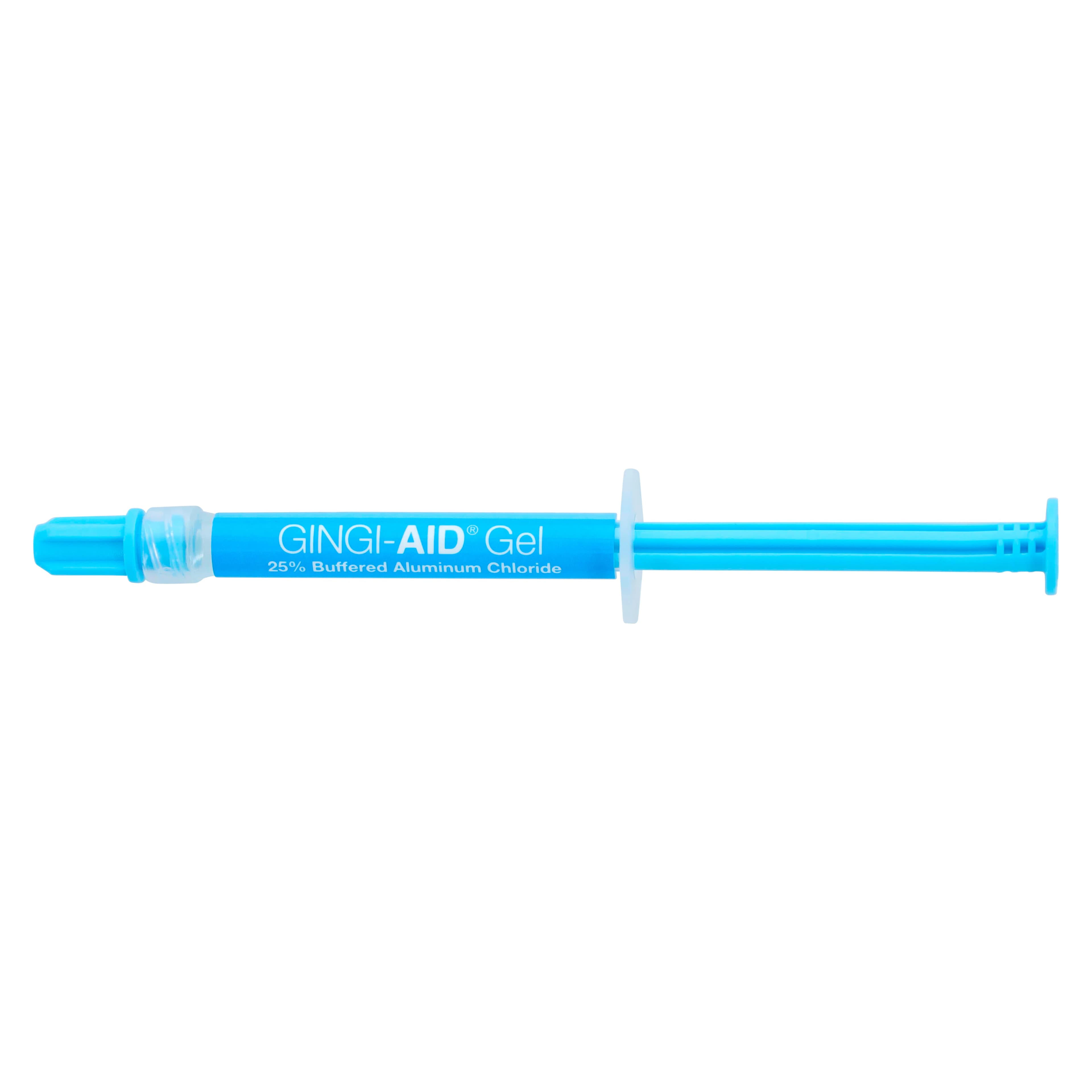 Gingi-Aid 25% Buffered Aluminum Chloride Hemostatic Gel Syringe Kit, 1.2 mL x 4 Syringes with 8 Brush Tips thumbnail 2