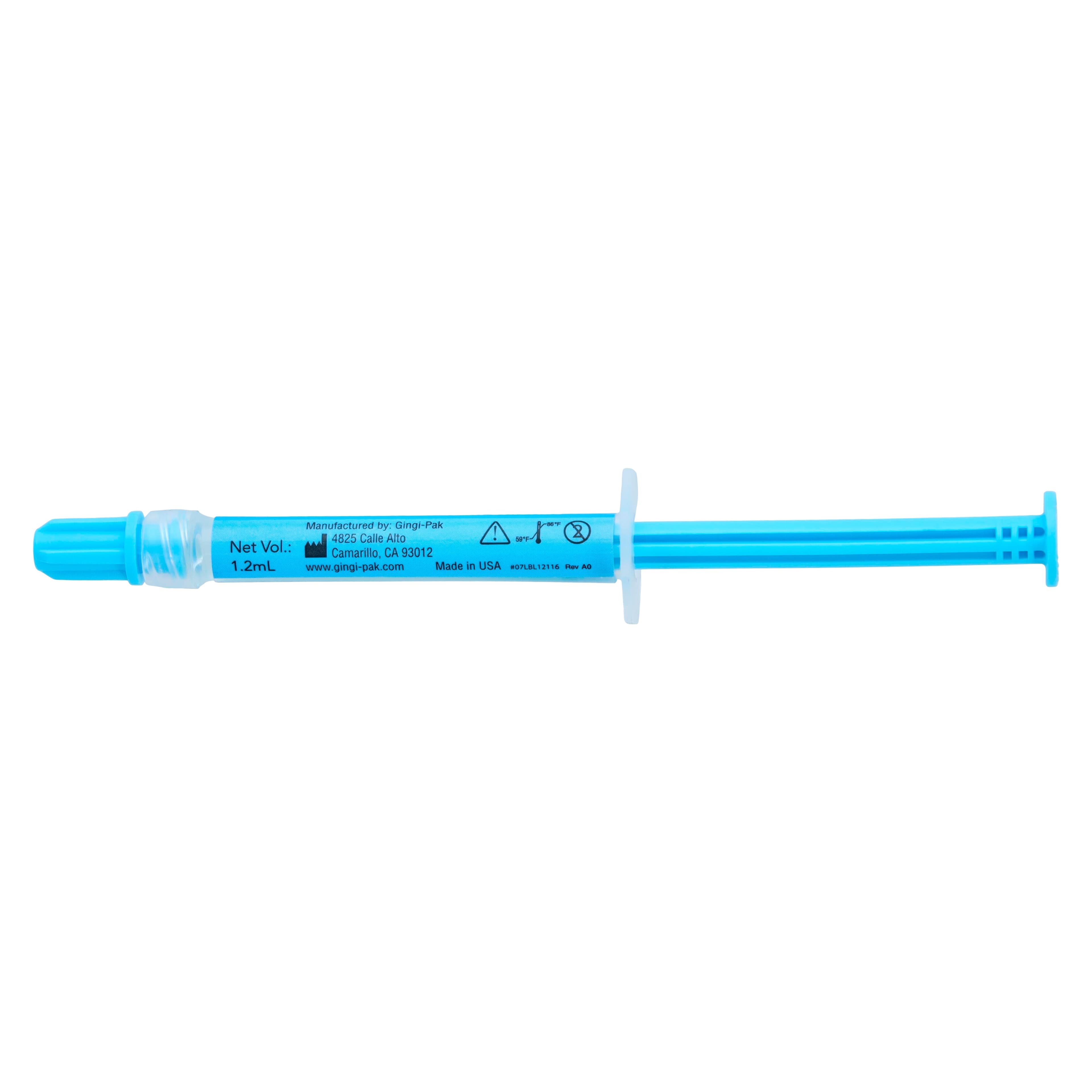 Gingi-Aid 25% Buffered Aluminum Chloride Hemostatic Gel Syringe Kit, 1.2 mL x 4 Syringes with 8 Brush Tips thumbnail 3