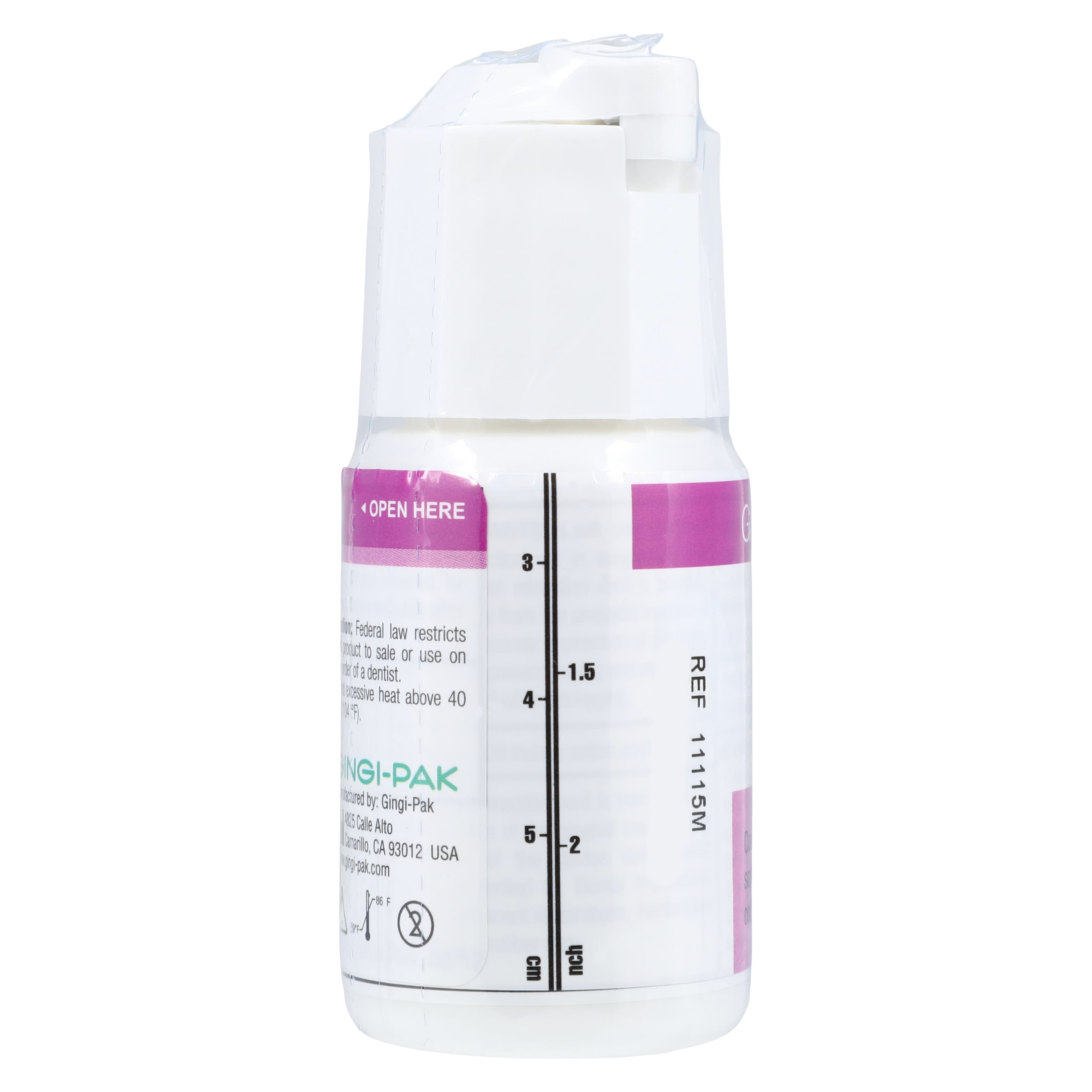Gingi-Pak MAX Soft-Twist Gingi-Plain Retraction Cord, Non-Impregnated, Size #3 (Thick), 108" per Bottle, #11115M thumbnail 3