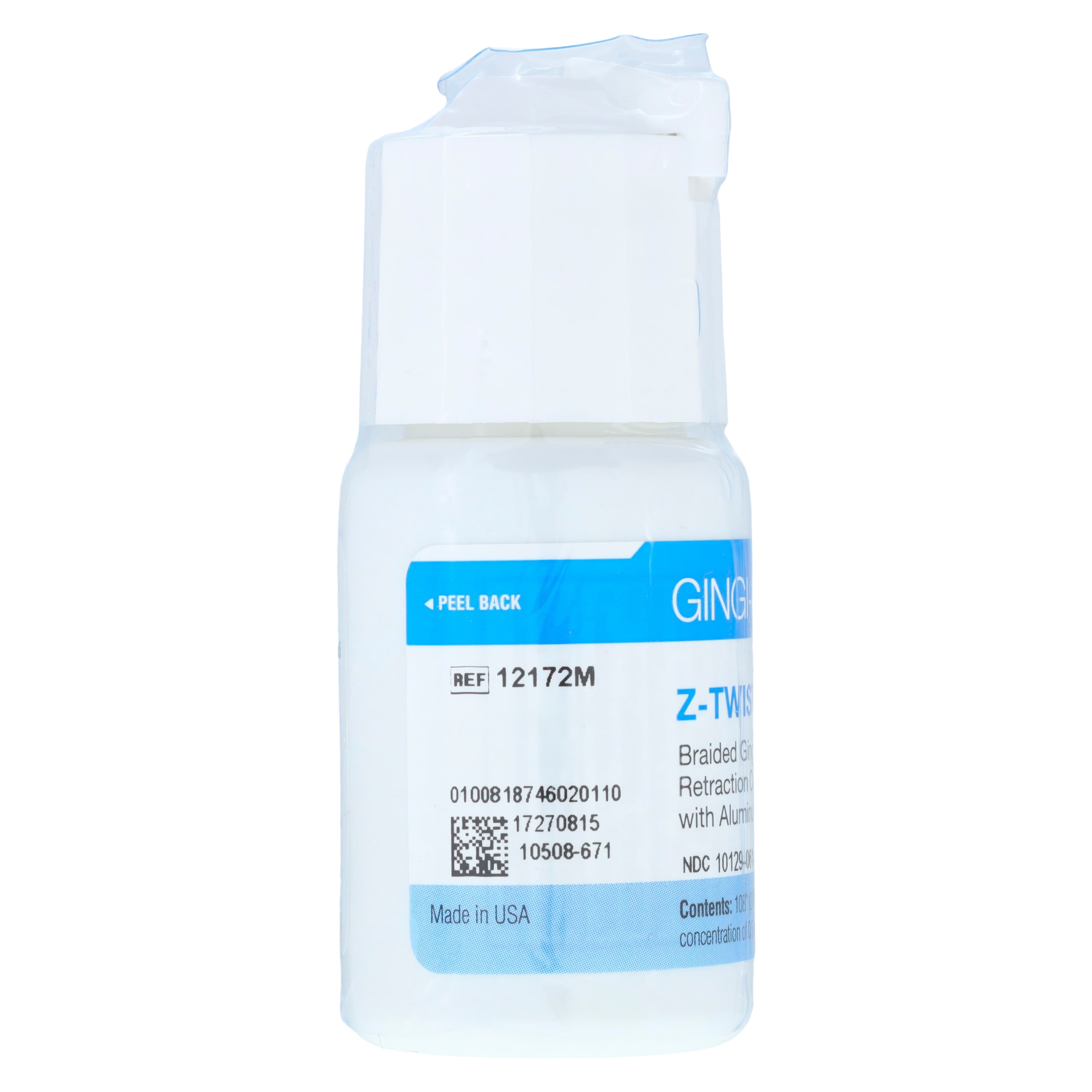 Gingi-Aid MAX Z-Twist Weave Retraction Cord, Aluminum Sulfate, Size #2 Medium, 108" per Bottle, 12172M thumbnail 3