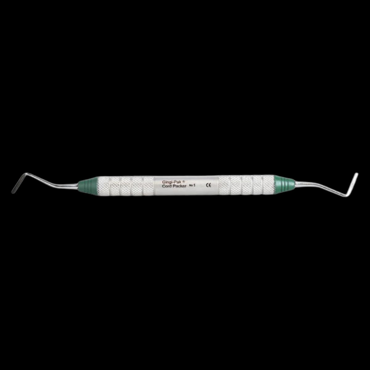 Gingi-Pak #1 Posterior Cord Packer, Double End, Stainless Steel Handle, #30200 - #1 Posterior Packing Instrument - Image 1