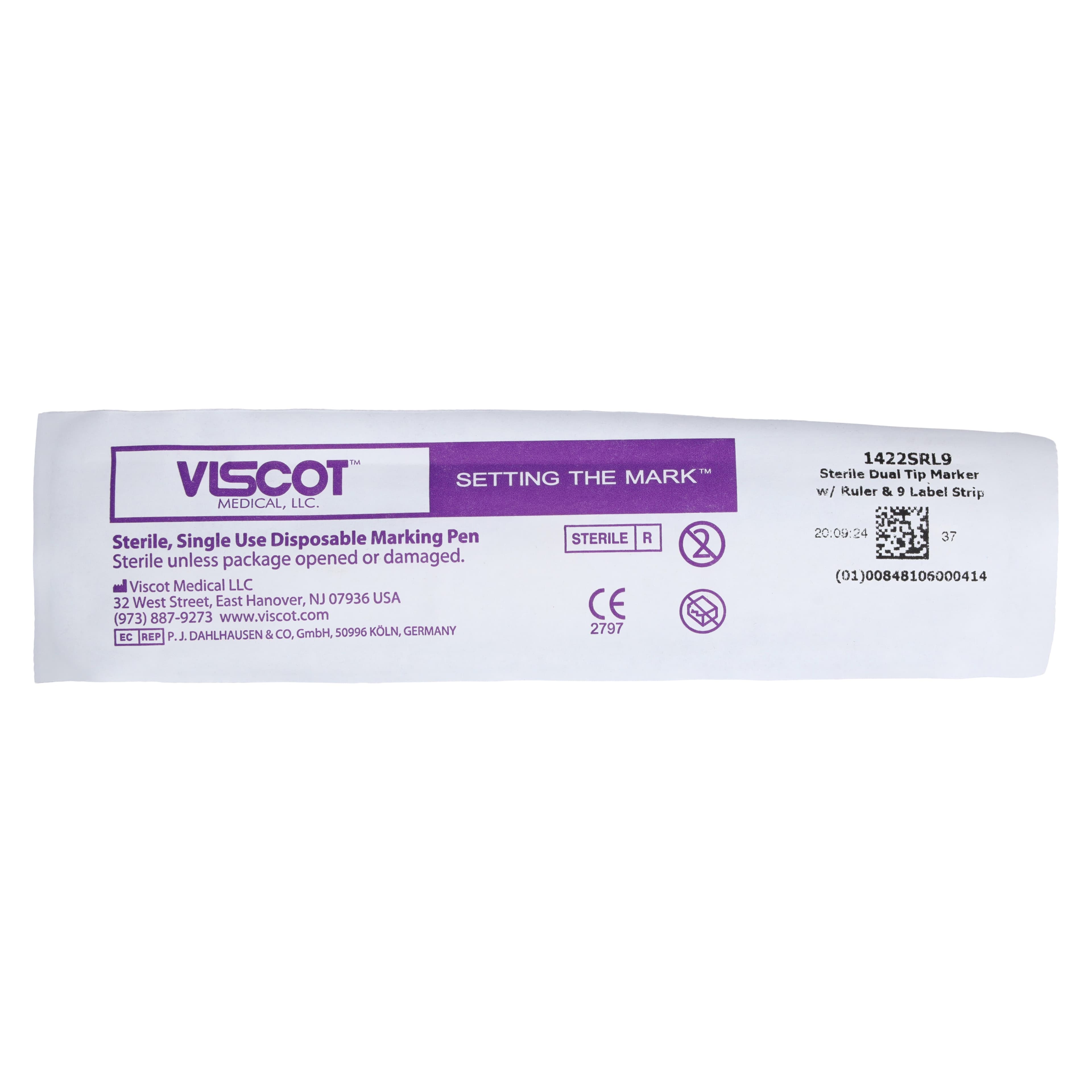 Viscot Medical Dual Tip Gentian Violet Sterile Skin Marker, Permanent Ink, Sterile, 1 Each thumbnail 2