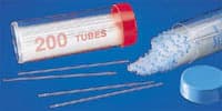 Fisherbrand Microhematocrit Capillary Tube, Glass, Blue, Non-Heparinized, 12/Case - Tubes Capillary/Non-Hep Blue - Image 1
