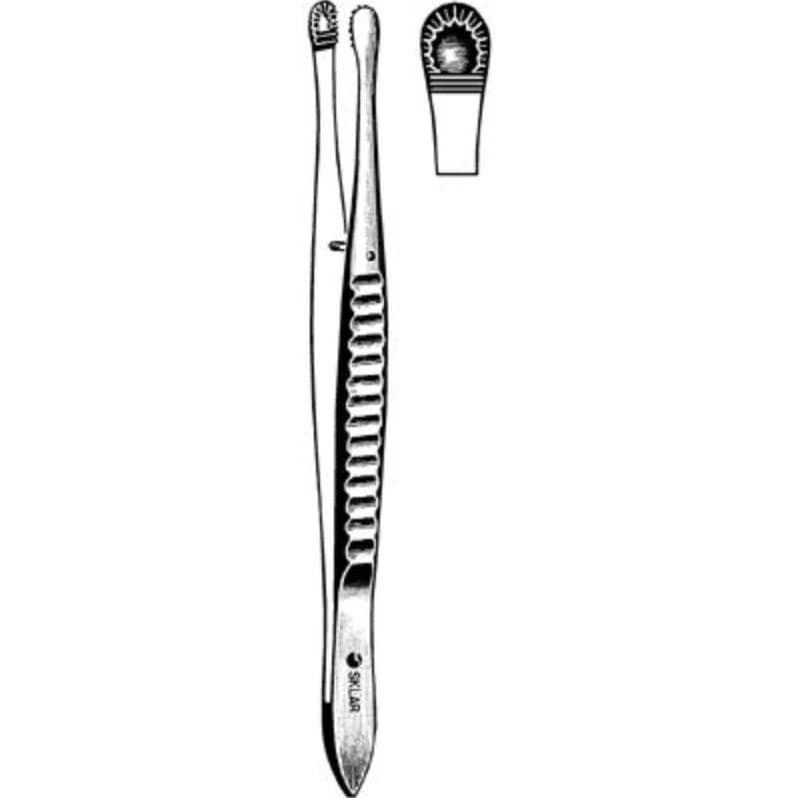 Sklar Russian Tissue Forceps, Straight, 6" - Russian Tissue Forcep 6" - Image 1