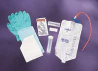 Medline Intermittent Catheter Tray, Closed System, 14 Fr, Vinyl - Cath Tray Closed Sys Vinyl - Image 1