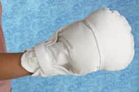 Medline Safety Check Control Mitt, Cotton, One Size, Ambidextrous - Hand Control Mit Safety Check - Image 1
