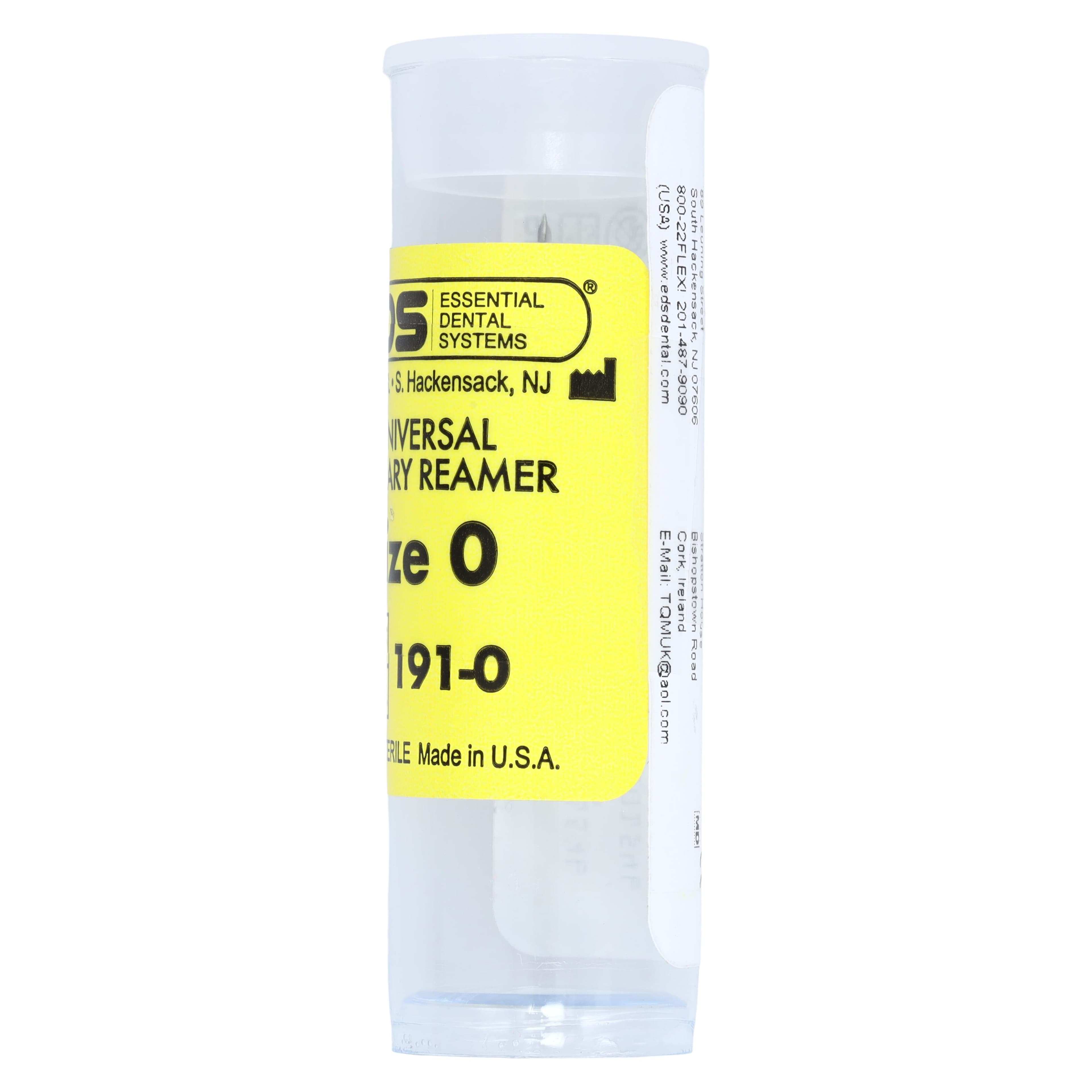 Flexi-Post Primary Reamer, Size 0, 0.90 mm, Yellow, 1/Pkg, 191-0 thumbnail 3