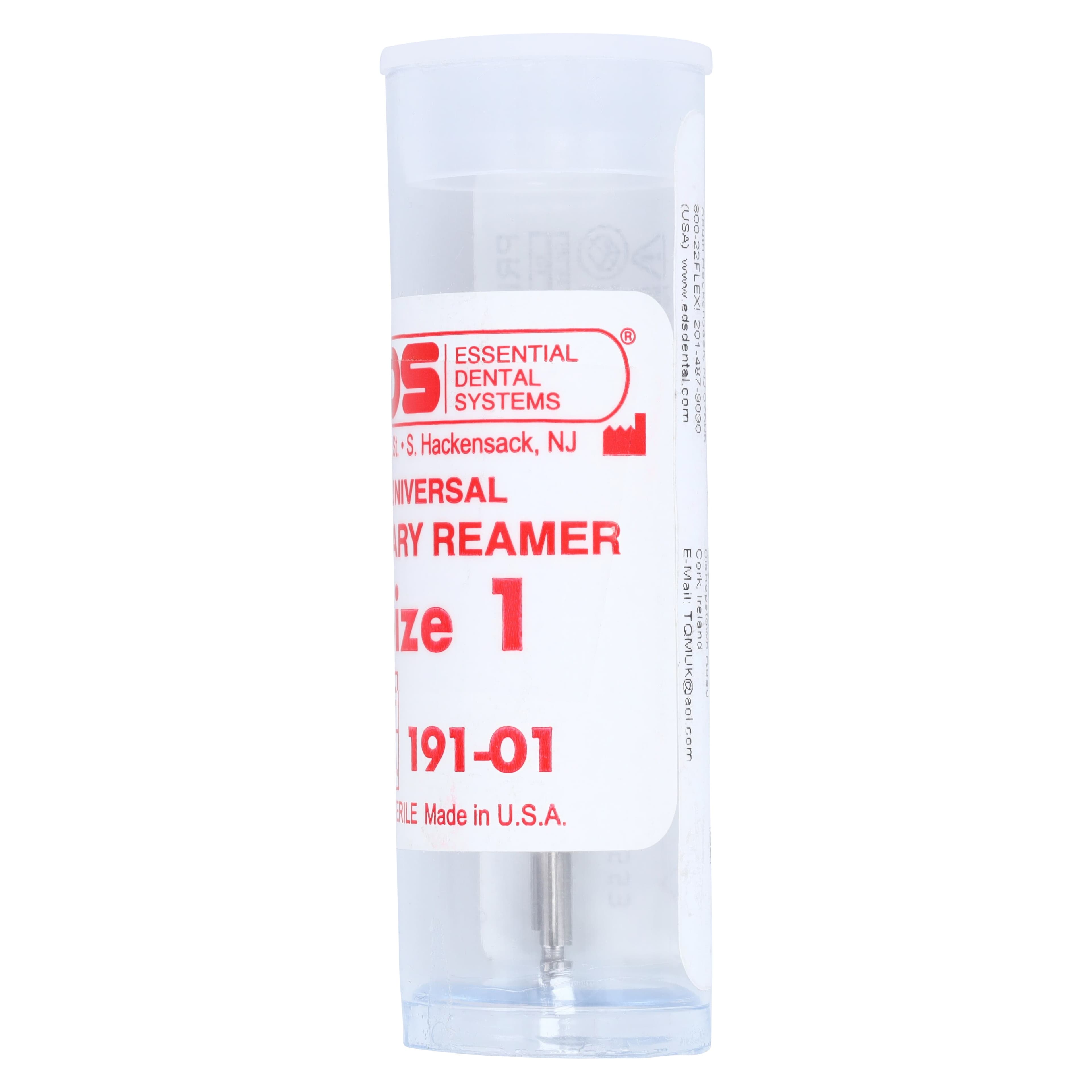Flexi-Post Primary Reamer, Size 1, Red, 1.2 mm Diameter, 1/Pkg, 191-01 thumbnail 3