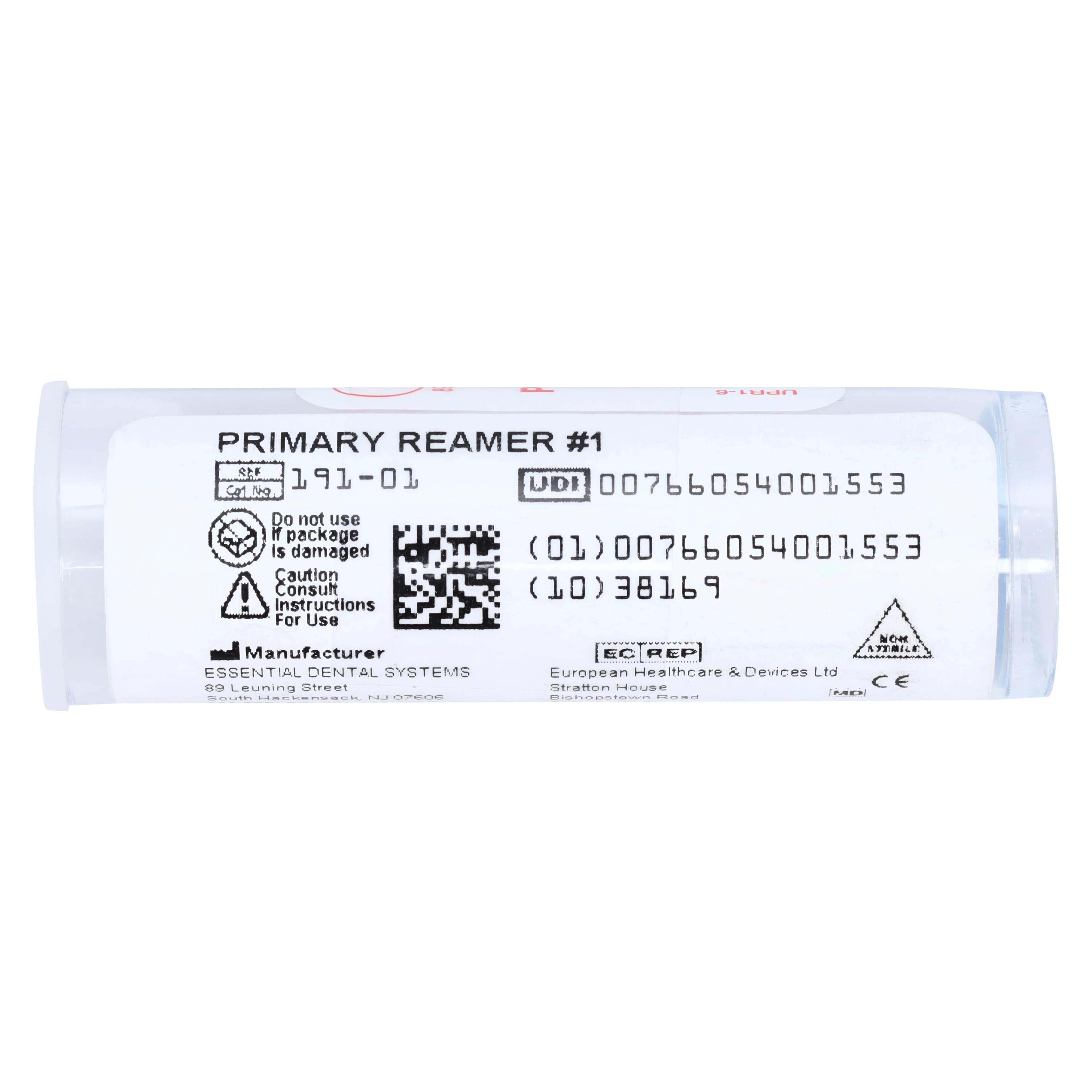 Flexi-Post Primary Reamer, Size 1, Red, 1.2 mm Diameter, 1/Pkg, 191-01 thumbnail 4