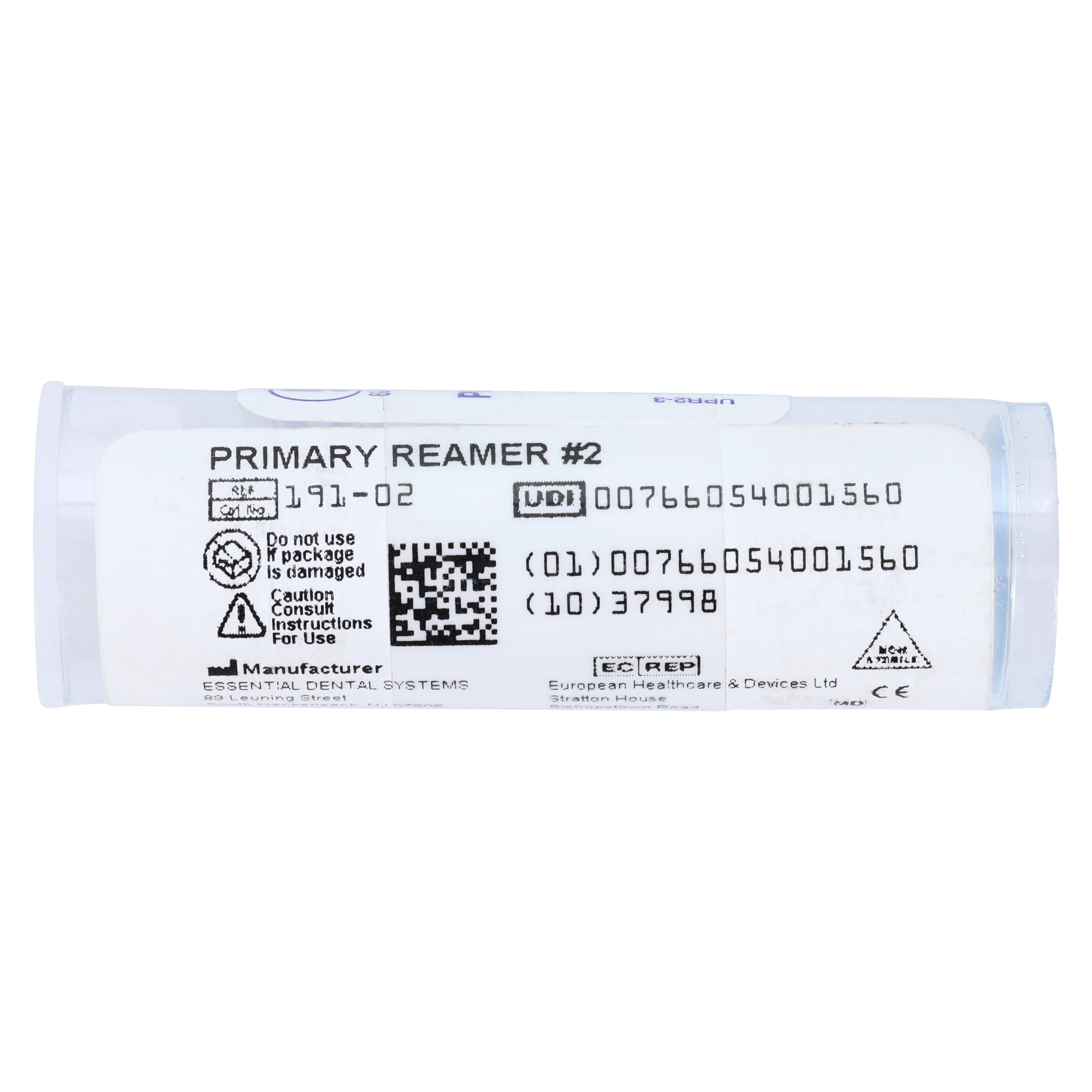 Flexi-Post Primary Reamer, Size 2, Blue, 1.45 mm Diameter, 191-02, 1/Pk thumbnail 4