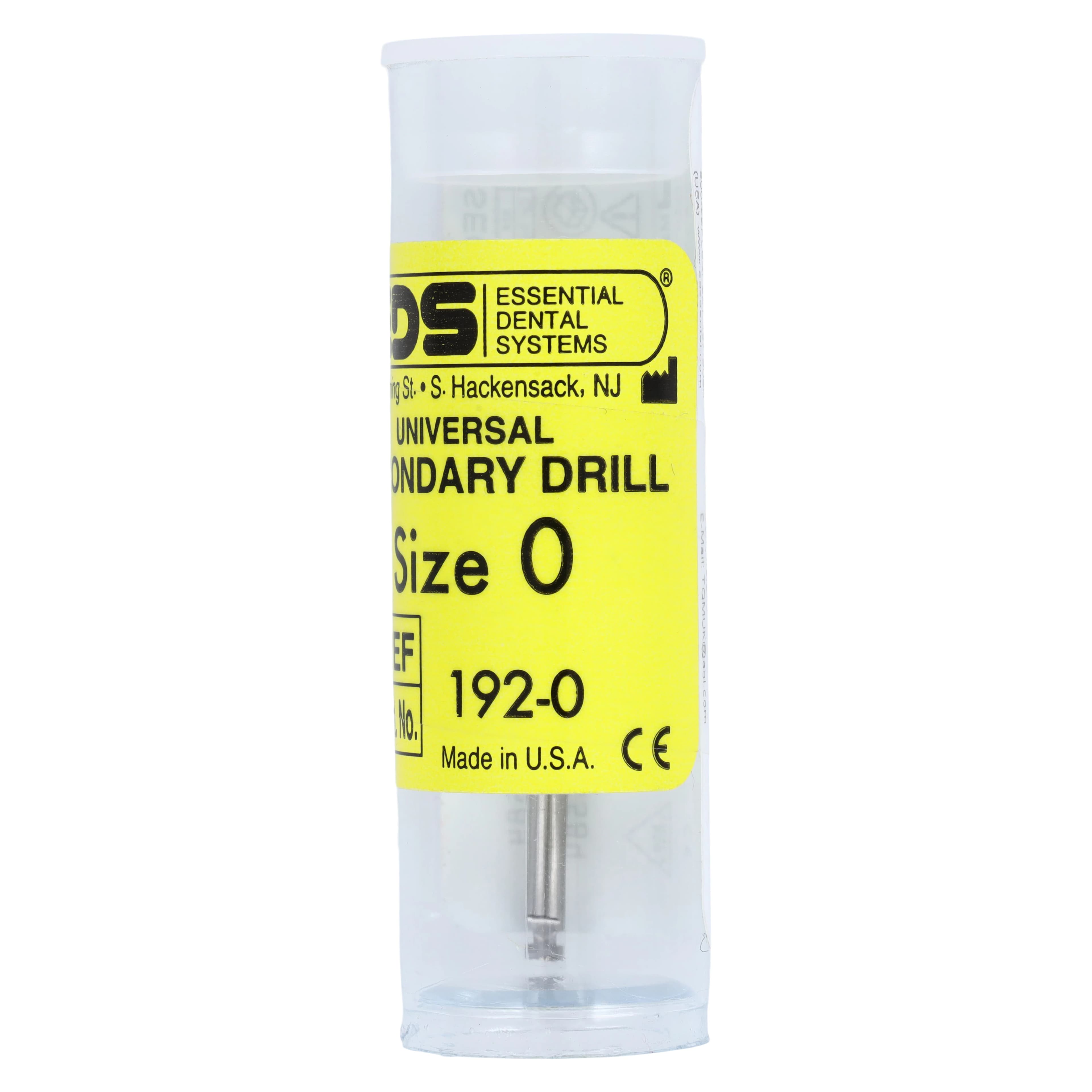 Flexi-Post Secondary Drill, Size 0, Yellow, 0.90 mm Diameter, 1/Pkg, 192-0 thumbnail 3