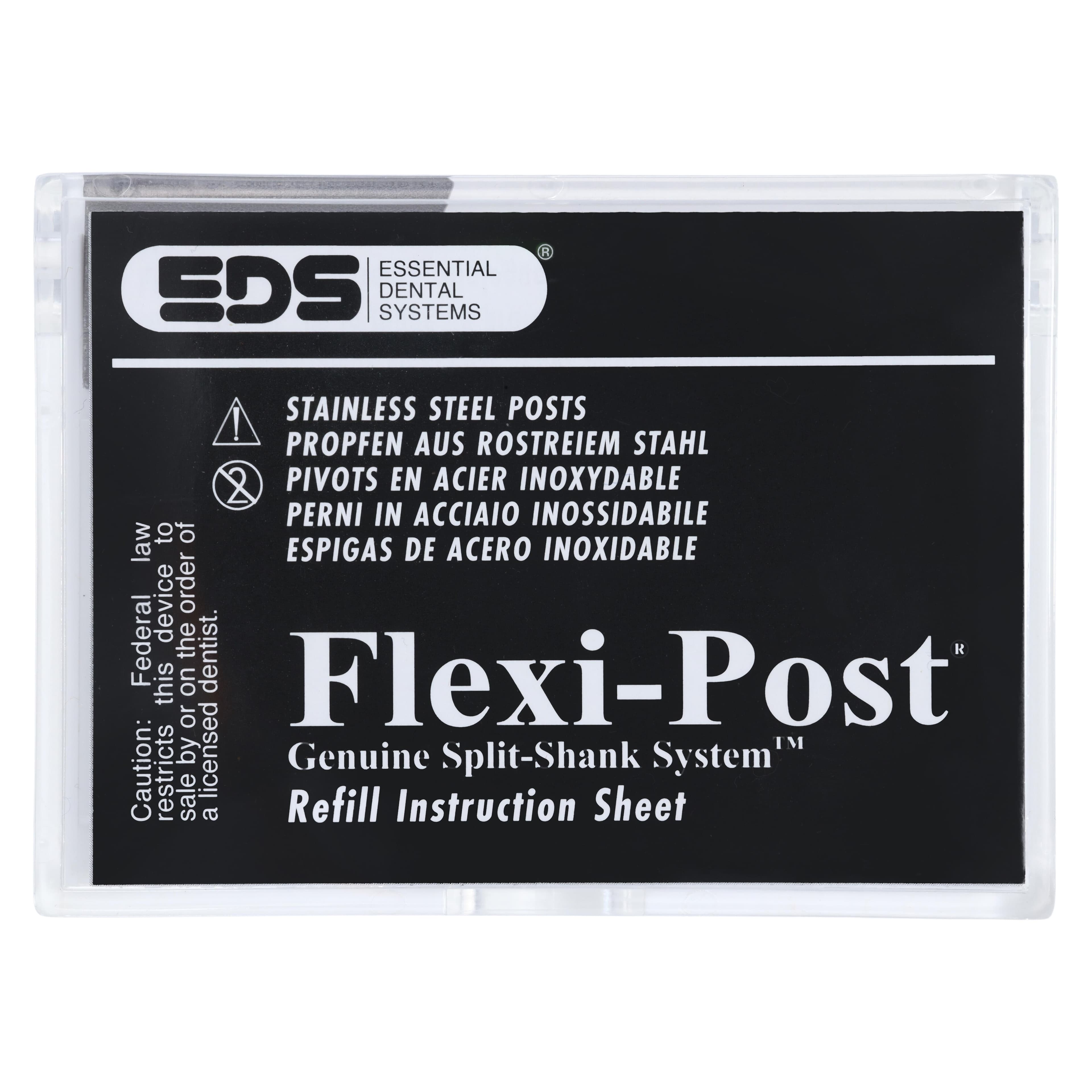 Flexi-Post Stainless Steel Post Refill Kit, Size 2 (Blue), 10/Pkg, 130-02 thumbnail 3