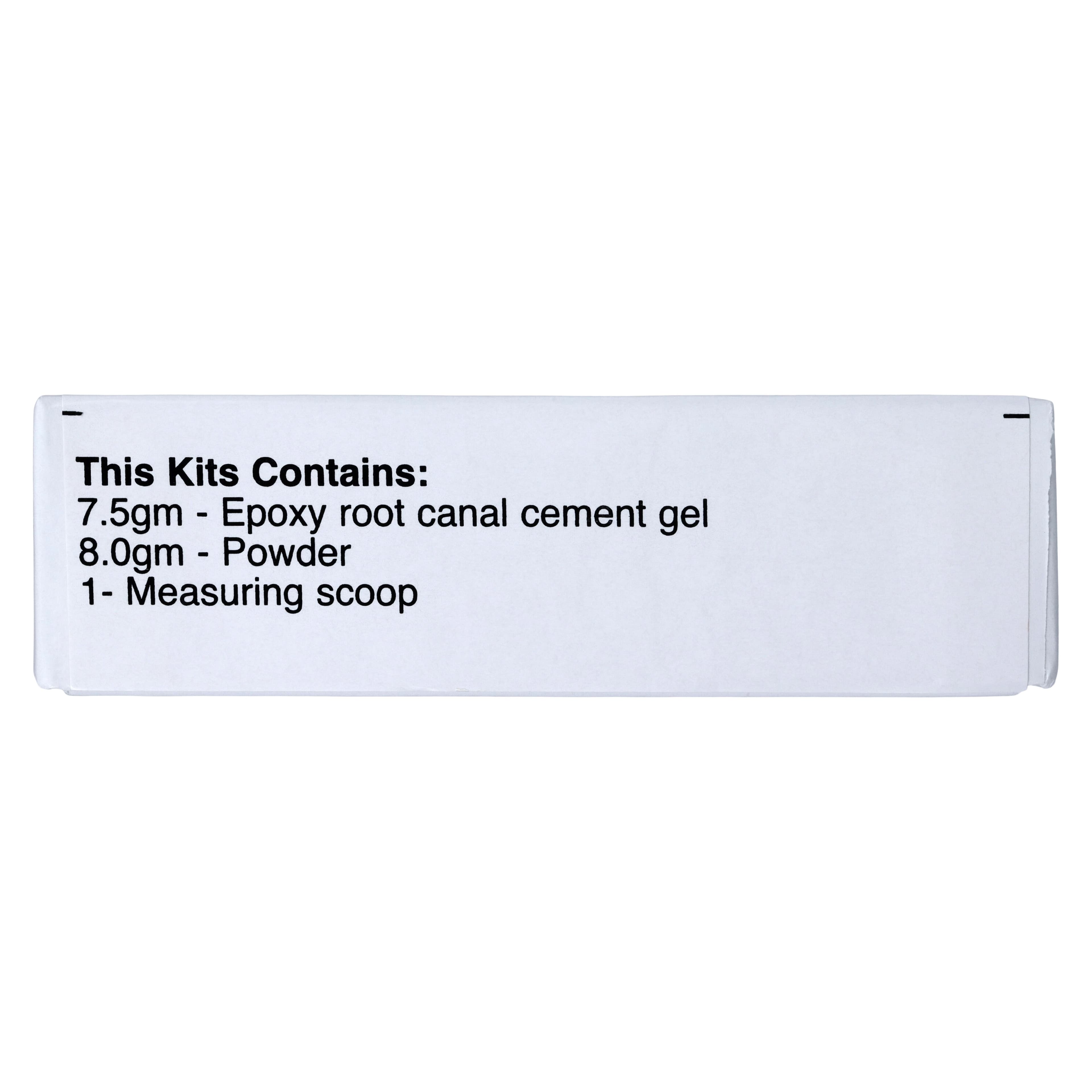 EZ-Fill Epoxy Root Canal Cement Kit, 7.5 g Gel + 8 g Powder + Measuring Scoop, 1 Kit, 1608-00 thumbnail 10