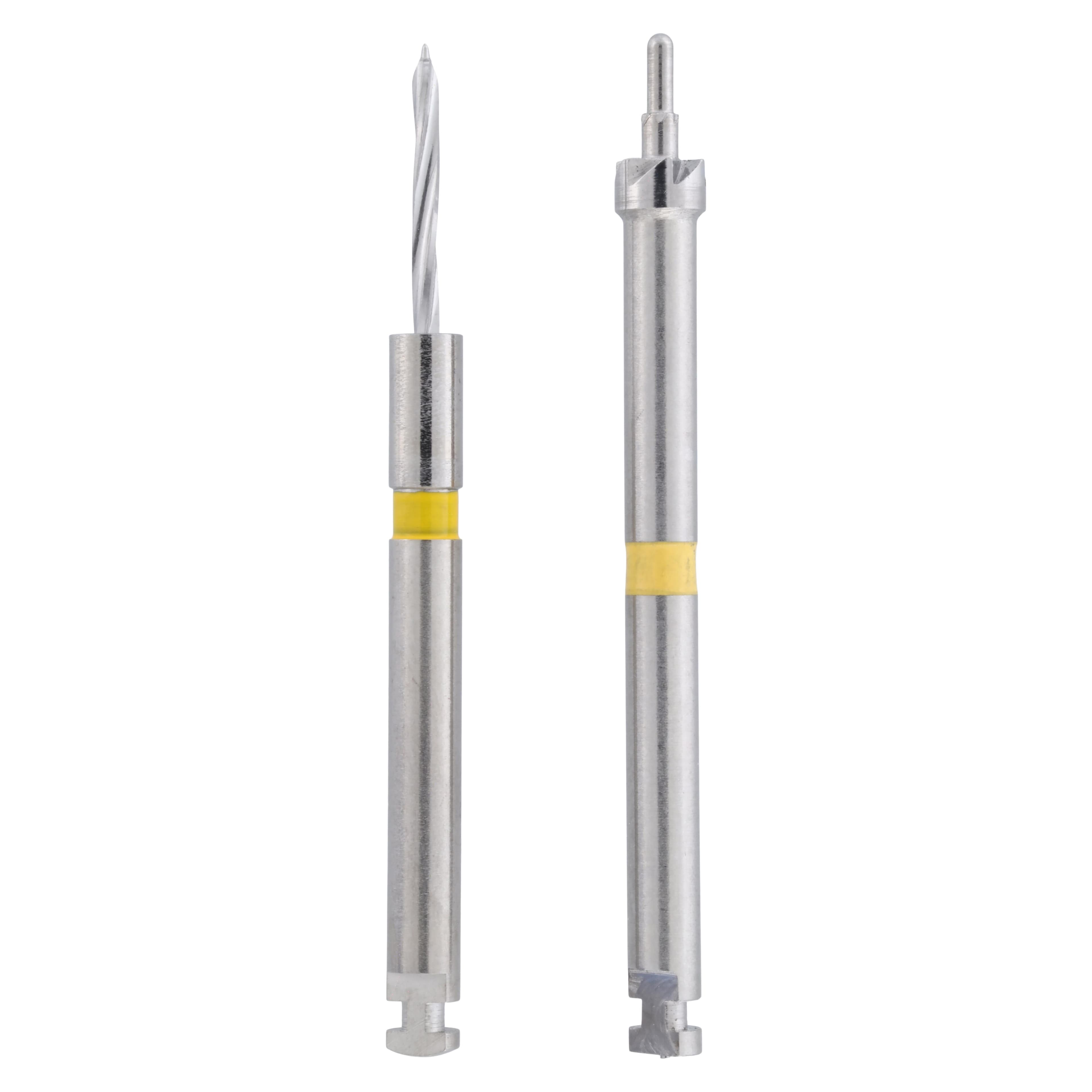 Flexi-Flange Post, Titanium, Standard Refill, Size 0, Yellow, 10/Pk, 435-0 thumbnail 2