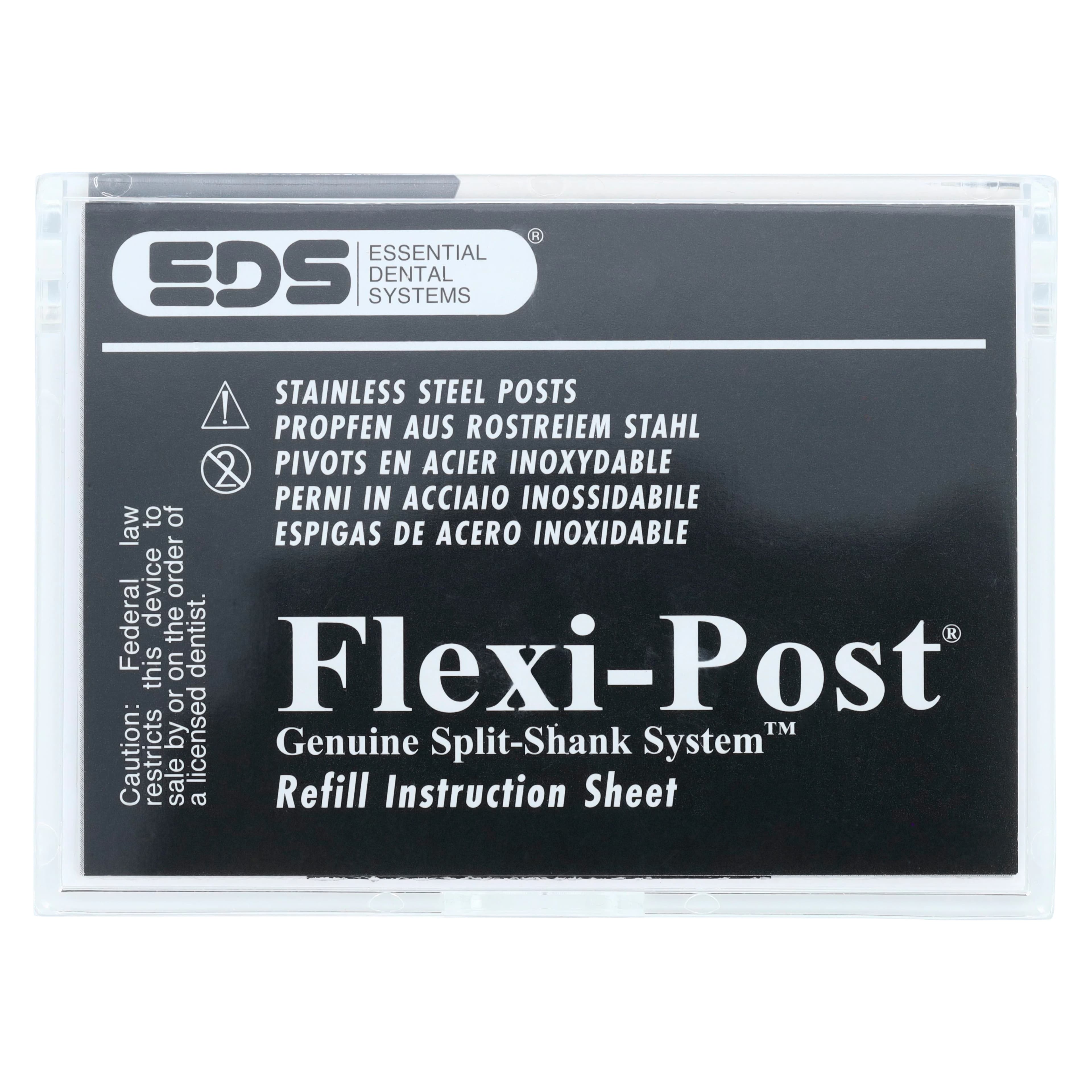 Flexi-Post Stainless Steel Economy Refill, Size #2, Blue, 30/Pk, 140-02 thumbnail 3