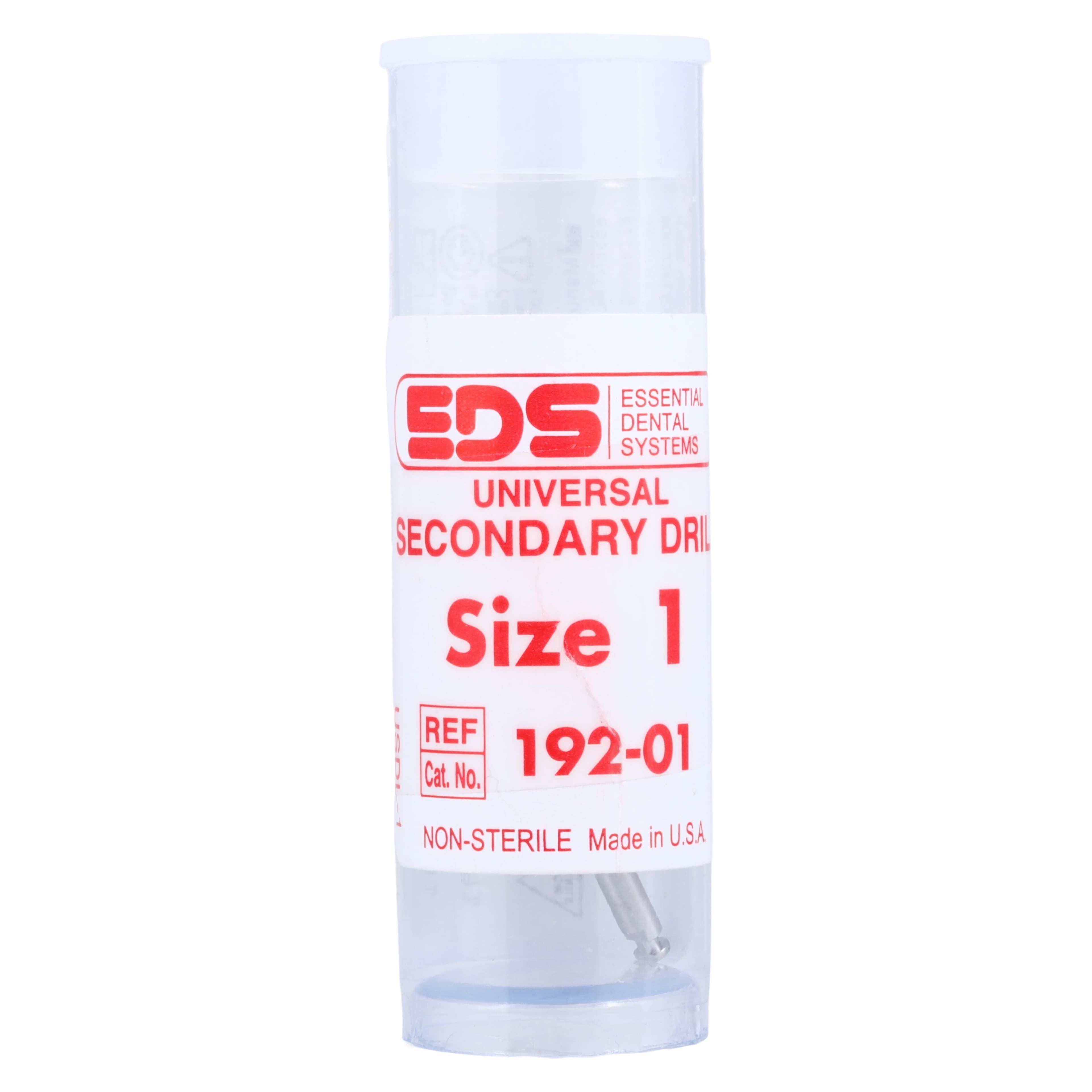 Flexi-Post Secondary Drill, Size 1, Red, 1.20 mm Diameter, 1/Pkg, 192-01 thumbnail 4