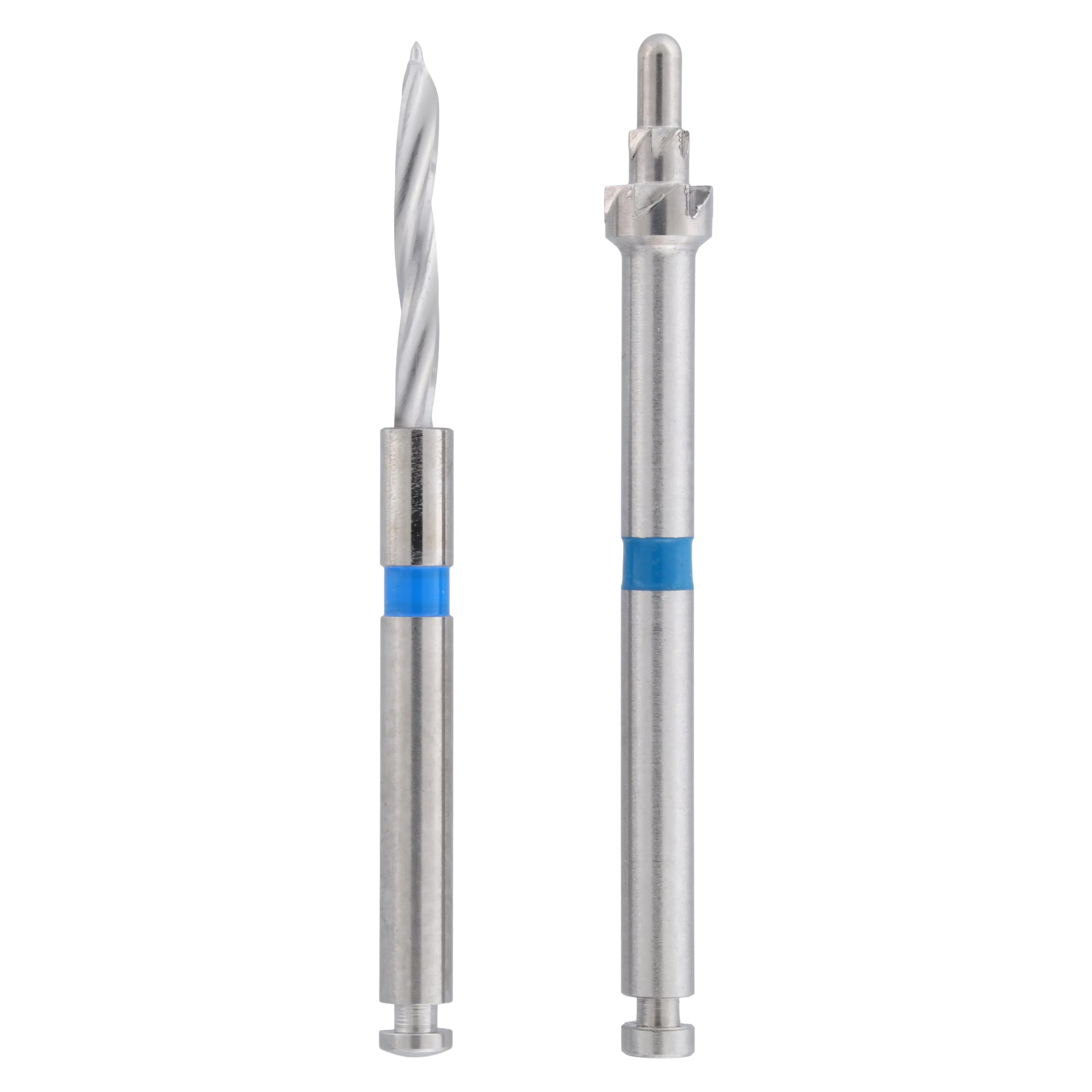 Flexi-Flange Post, Titanium, Standard Refill, Size #2, Blue, 10/Pk, 435-02 thumbnail 2