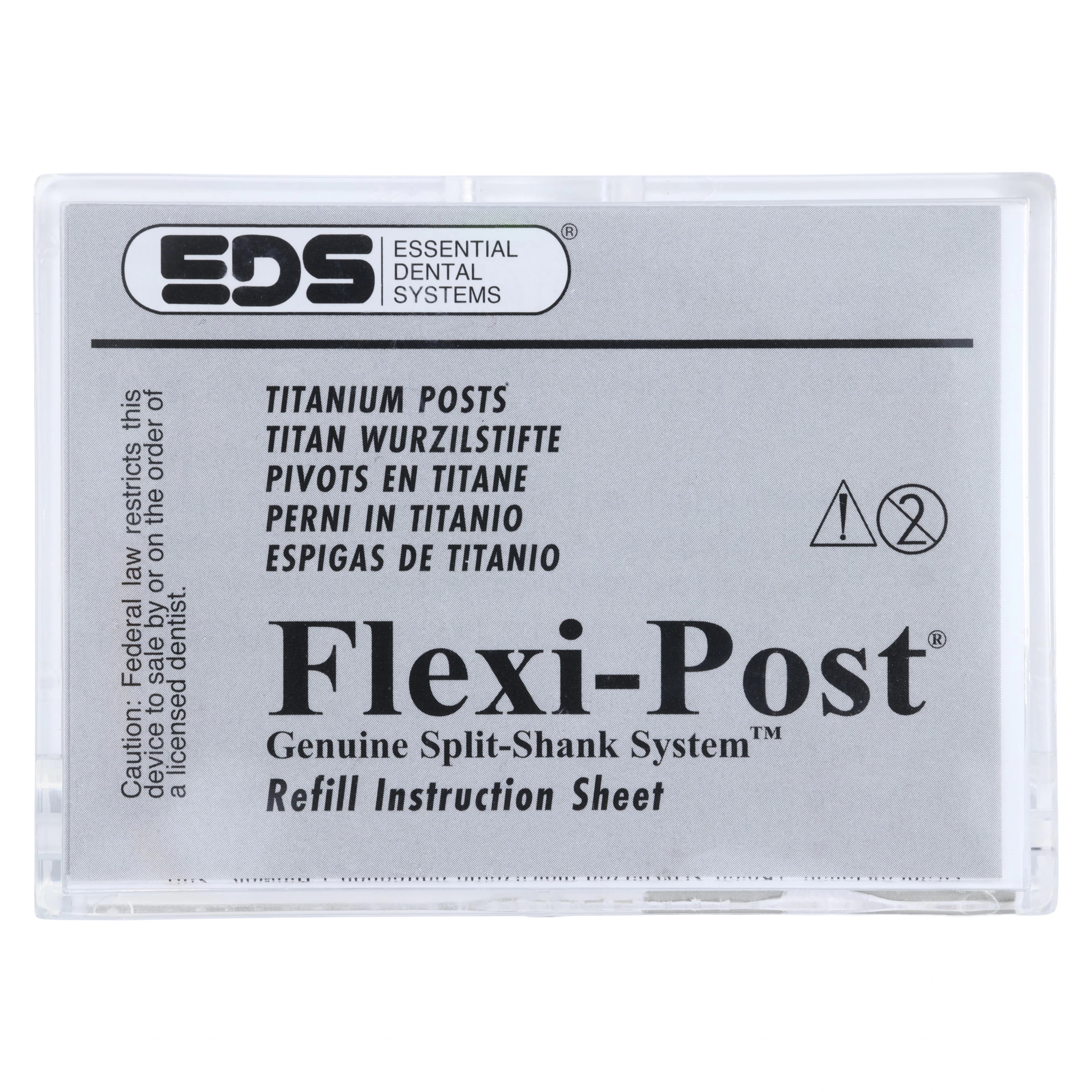 Flexi-Post Titanium Prefabricated Split Shank Post Refill Kit, Size 00, White, 10/Pkg, 135-00 thumbnail 3