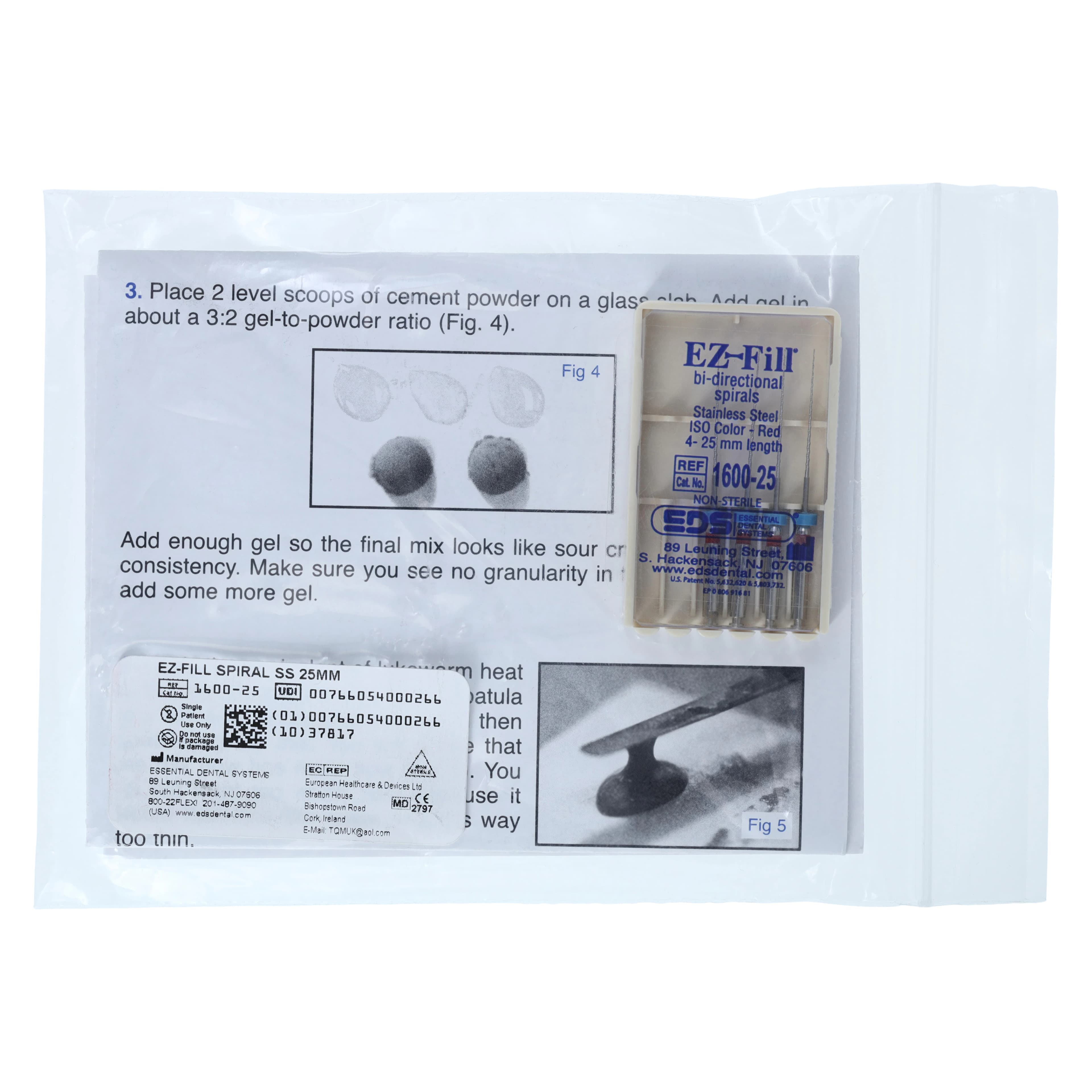 EZ-Fill Bi-Directional Spiral Refill Kit, Stainless Steel, 25 mm, 4/Pkg, 1600-25 thumbnail 3