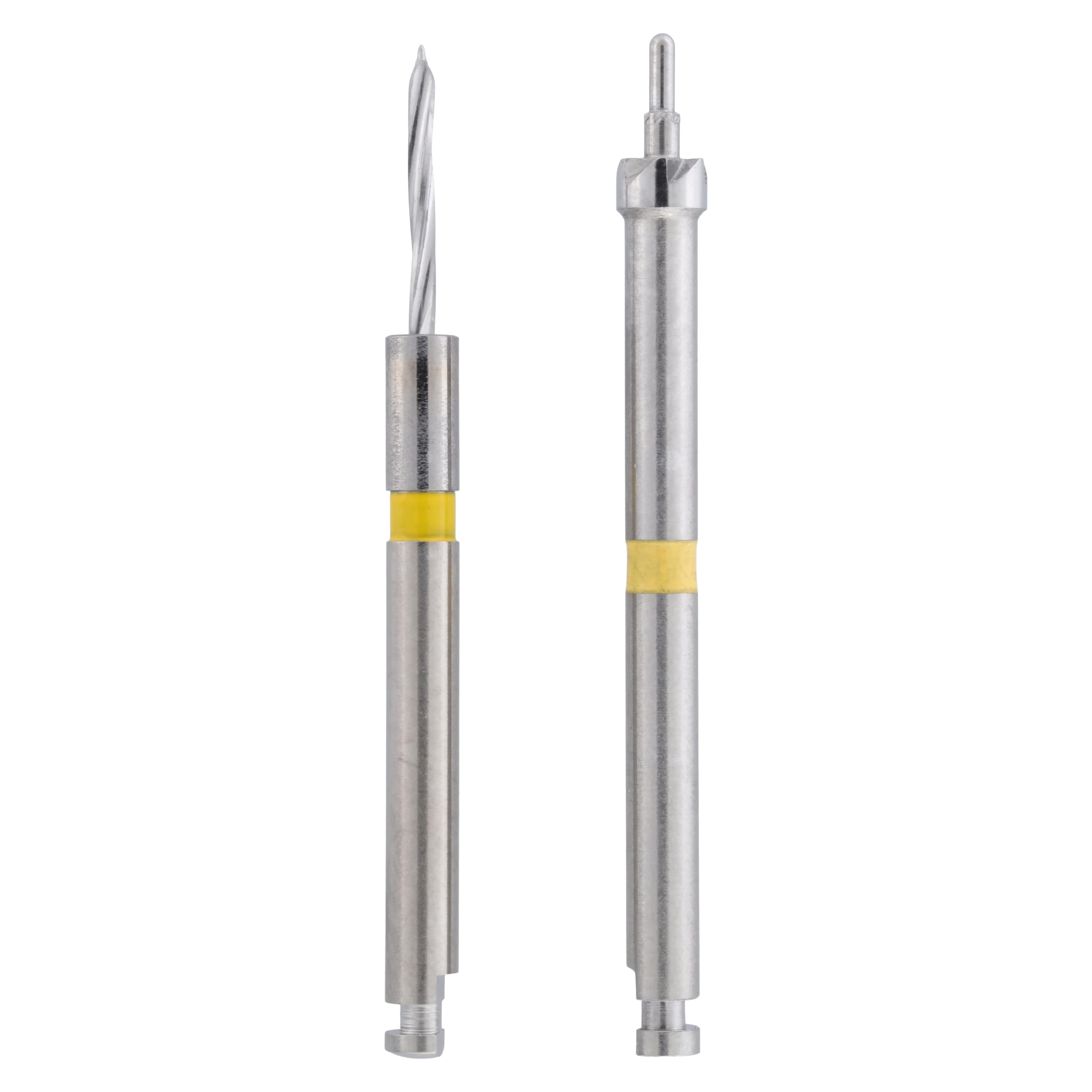 Flexi-Flange Stainless Steel Post Refill Kit, Size 0 (Yellow), 10 Posts with Reamer and Countersink Drill, 430-0 thumbnail 2