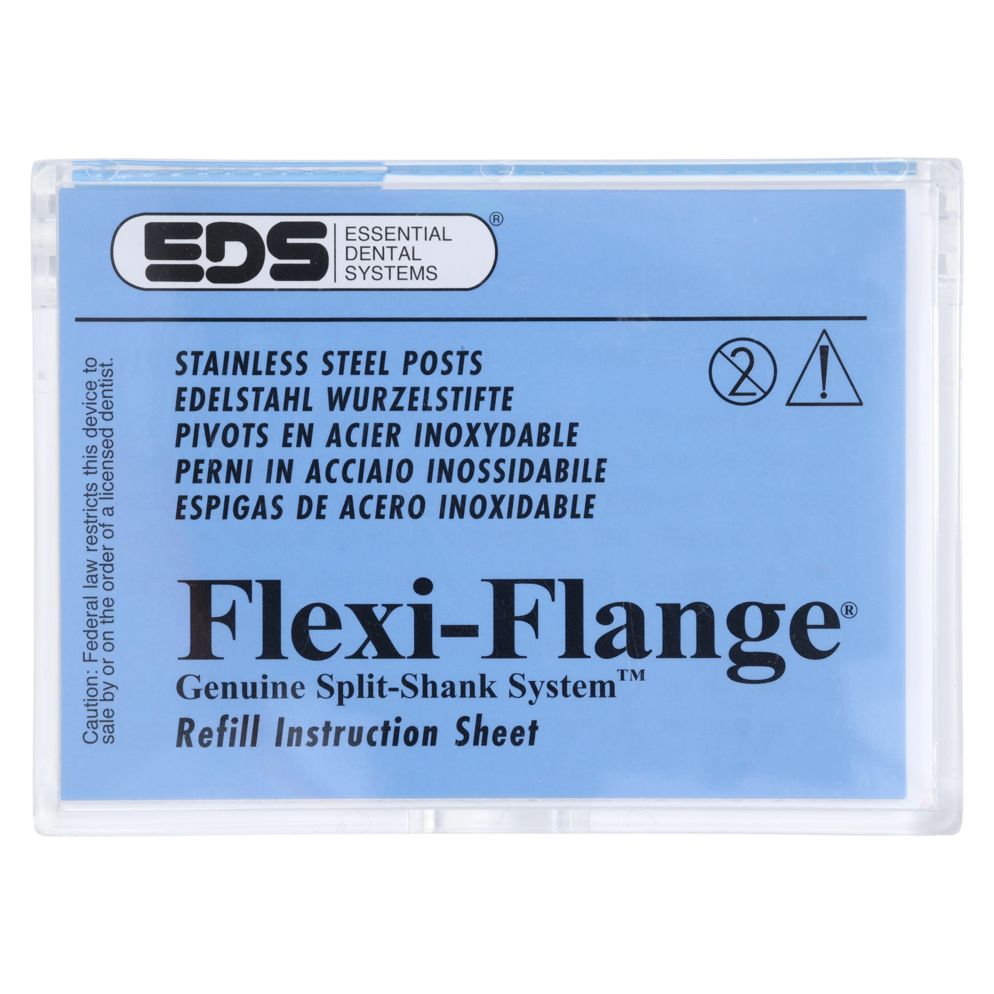 Flexi-Flange Stainless Steel Post Refill Kit, Size 0 (Yellow), 10 Posts with Reamer and Countersink Drill, 430-0 thumbnail 3