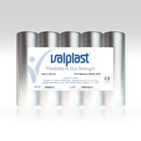 Valplast Flexible Denture Base Resin, Medium Hard, White, 28mm, Pack of 5 - VALPLAST Resin Medium Hard White 28mm Pack of 5 - Image 1