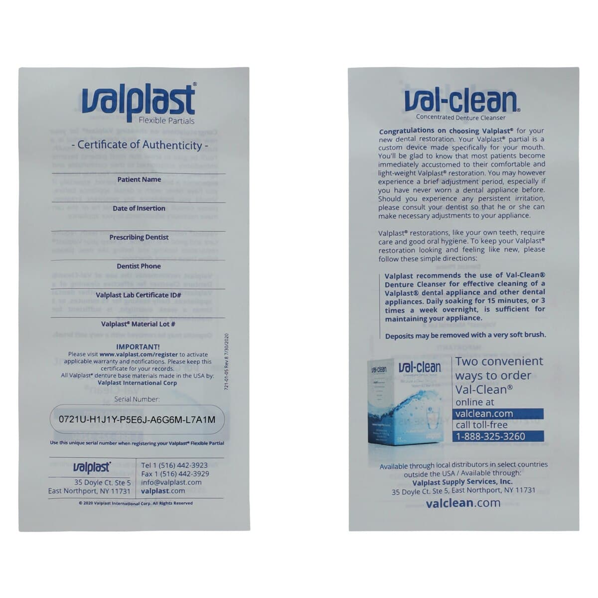 Valplast Flexible Denture Base Resin, Light Pink, Small (25mm), Pack of 5 thumbnail 4