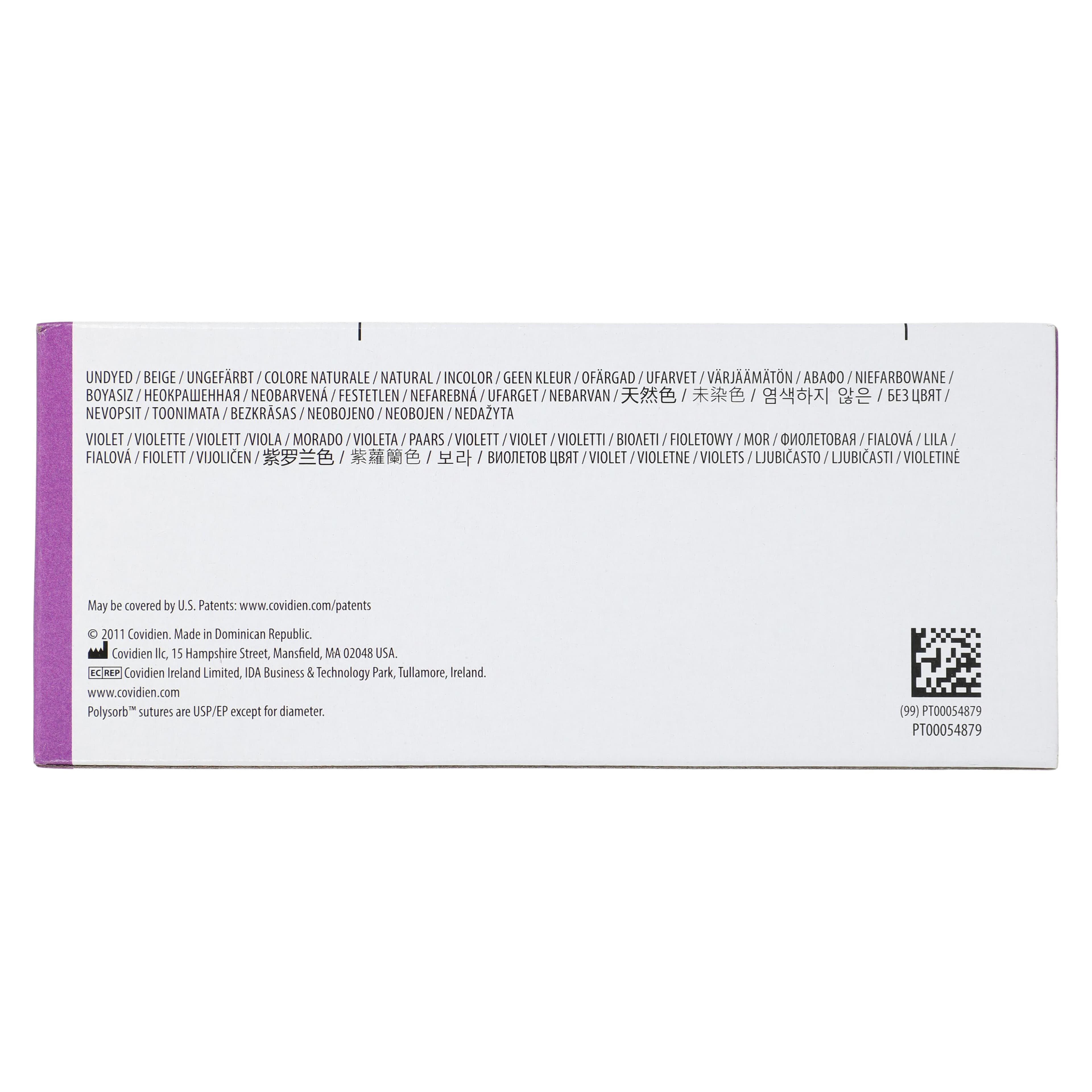 Medtronic Polysorb Absorbable Suture, 5-0, 30", C-13 Reverse Cutting 3/8 Circle Needle 19mm, Undyed, 36/Case thumbnail 7