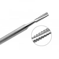 Alpen Carbide Bur FG 558, Cross Cut Straight Fissure, Friction Grip, 1.2 mm Diameter, 100/Pk - Alpen Burs Carbide 100/Pk FG558 - Image 1