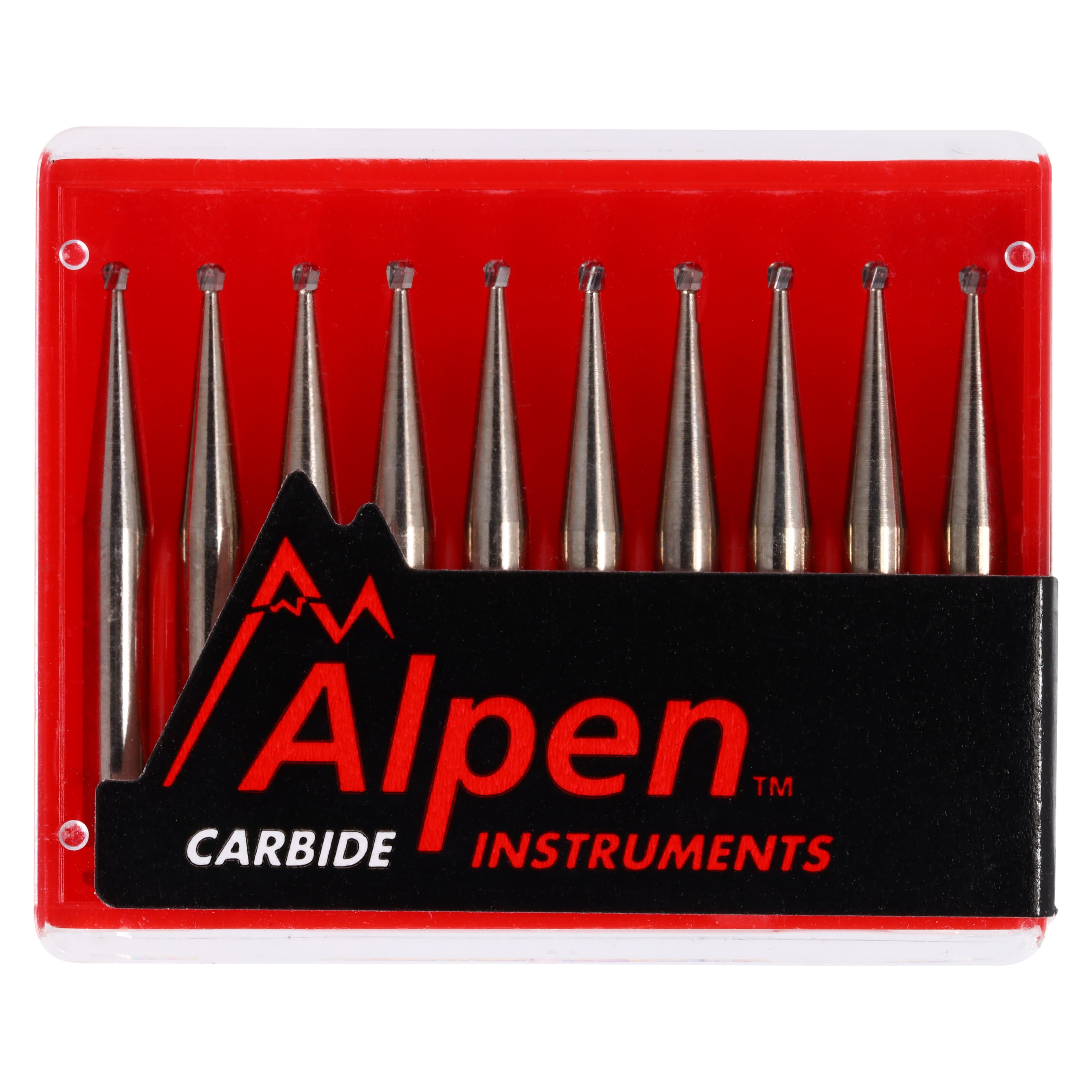 Alpen Carbide Operative & Surgical Bur, RA (Right Angle) Latch, Round #2, 1.0 mm Head Diameter, 10/Pkg, R200002 thumbnail 5