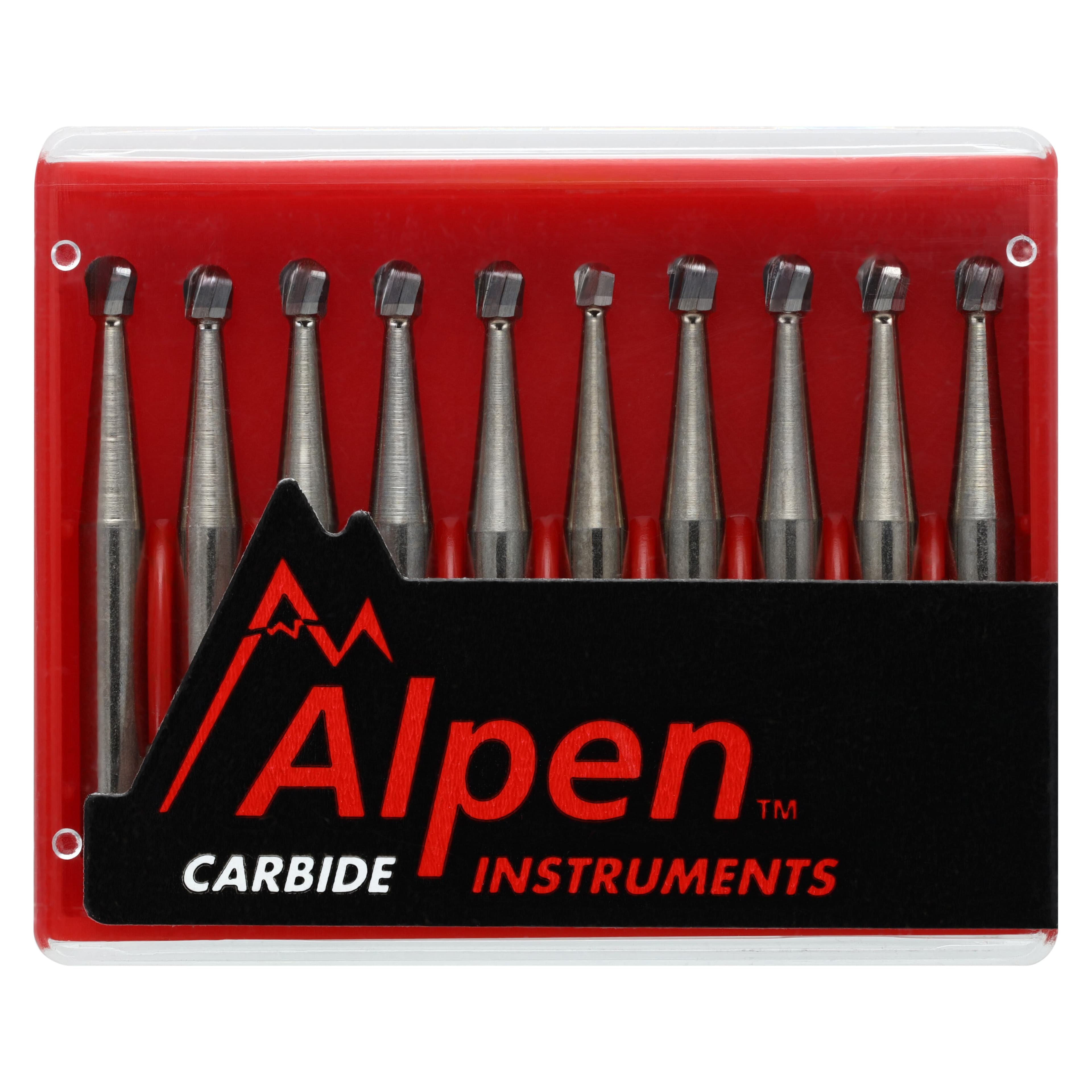 Alpen Operative Surgical Carbide Burs, RA, Round, #6, 1.8 mm, 10/Pk, R200006 thumbnail 4