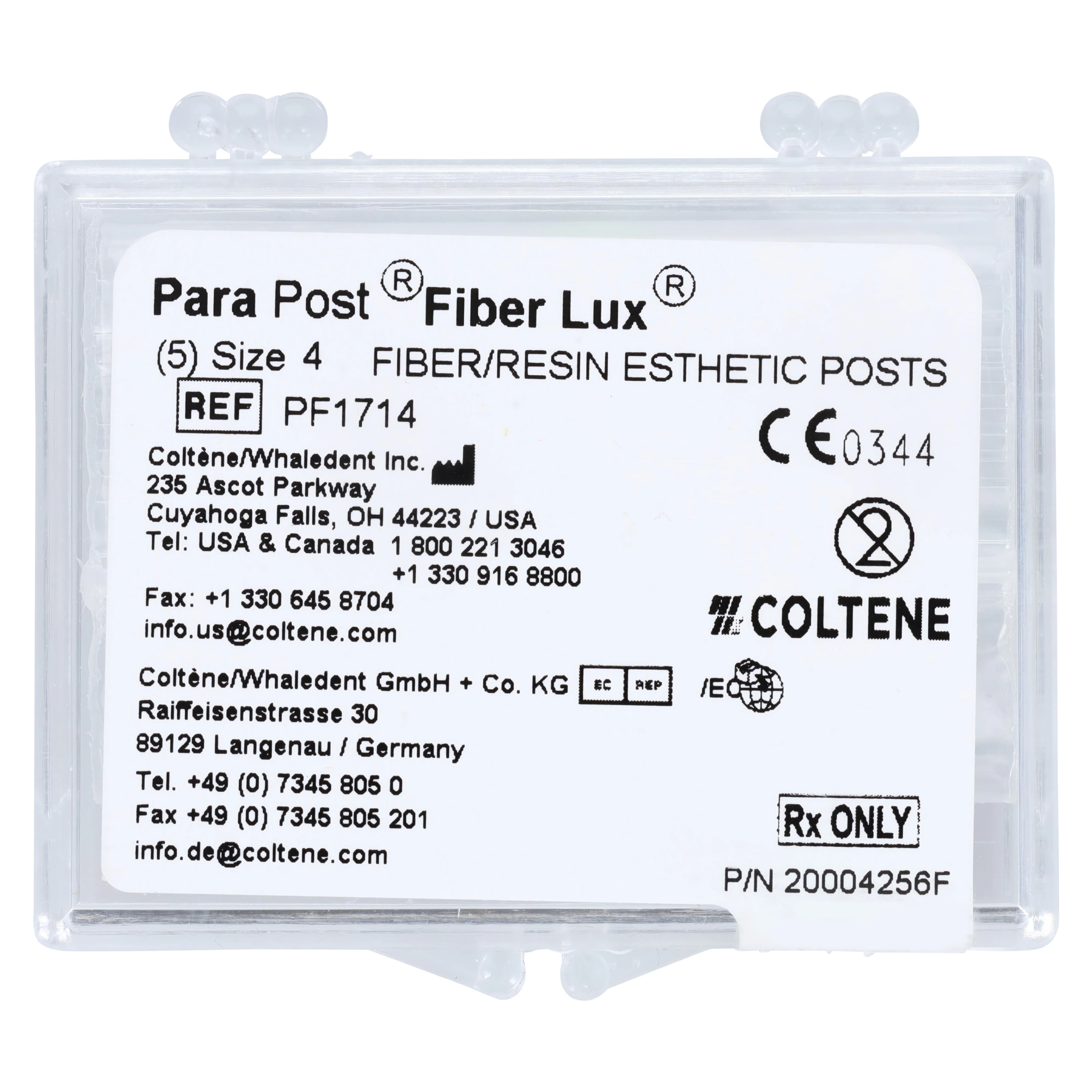ParaPost Fiber Lux Translucent Fiber Posts, Size 4, Yellow, 1.0 mm, Refill, 5/Pk, PF1714 thumbnail 2