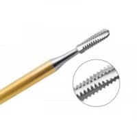 Alpen Speedster Carbide Bur, FG, Straight Round End Cross Cut Fissure, #1558G, 1.2 mm, 10/Pk, R41558G - Alpen Speedster Carbide Burs, FG, Straight Round End Cross Cut Fissure, # 1558G, 1.2 mm, 10/Pk, R41558G - Image 1