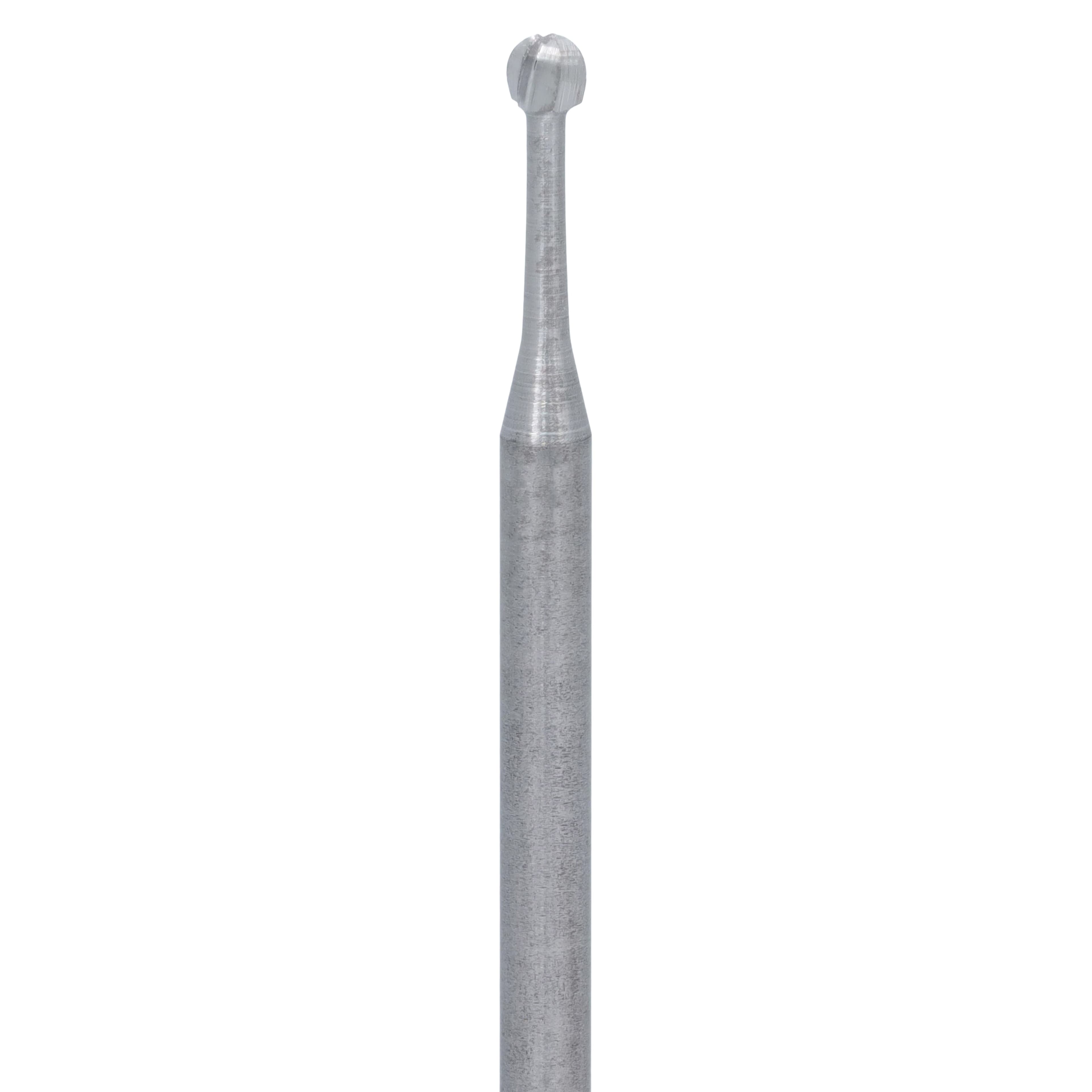 Alpen® Carbide Bur, Round #4, Friction Grip Surgical Length (FGOS), 1.4 mm Diameter, 10/Pkg, 4-315-1.40 thumbnail 2