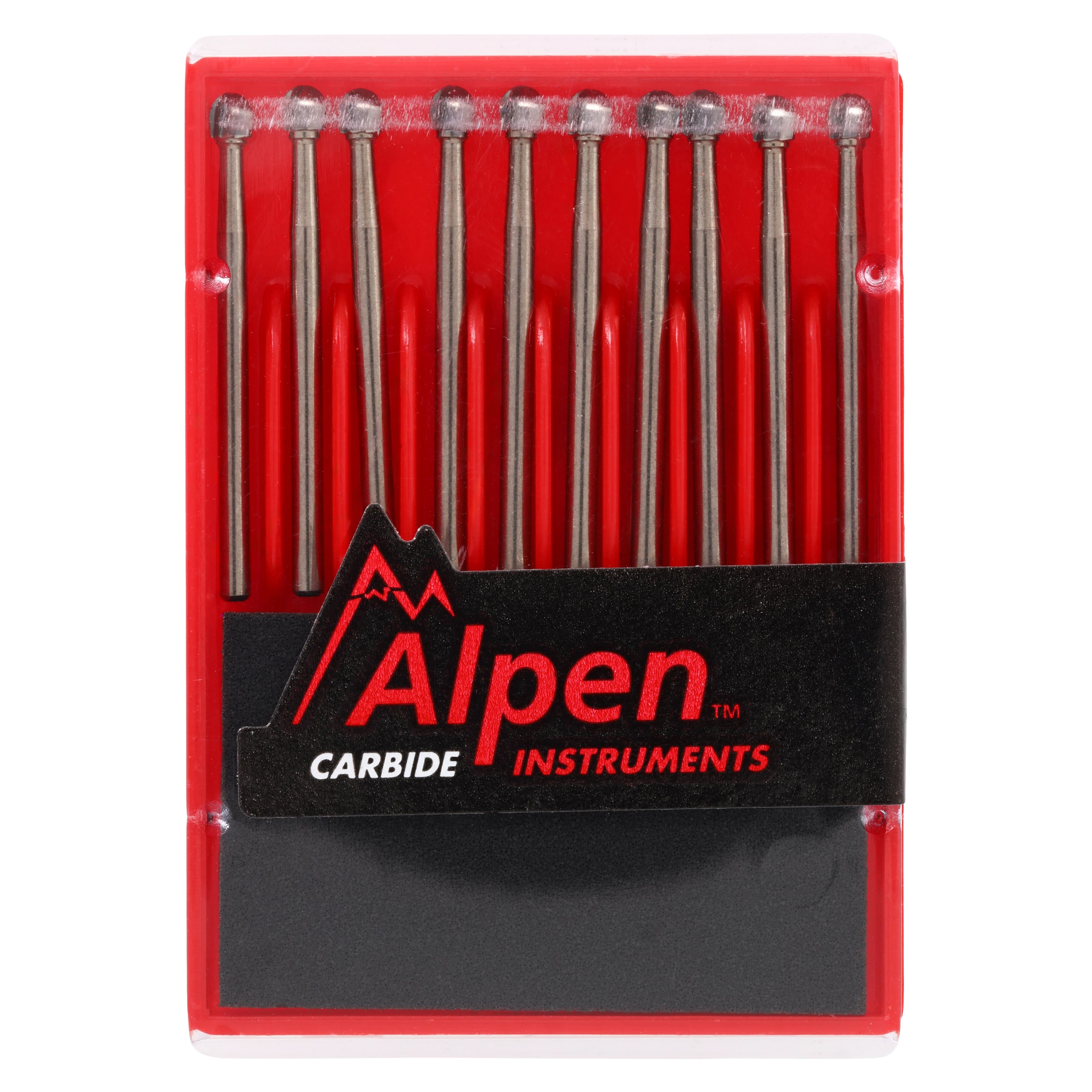 Alpen® Carbide Bur, Round #8, Friction Grip Surgical Length (FGOS), 2.3 mm Diameter, 10/Pkg thumbnail 5