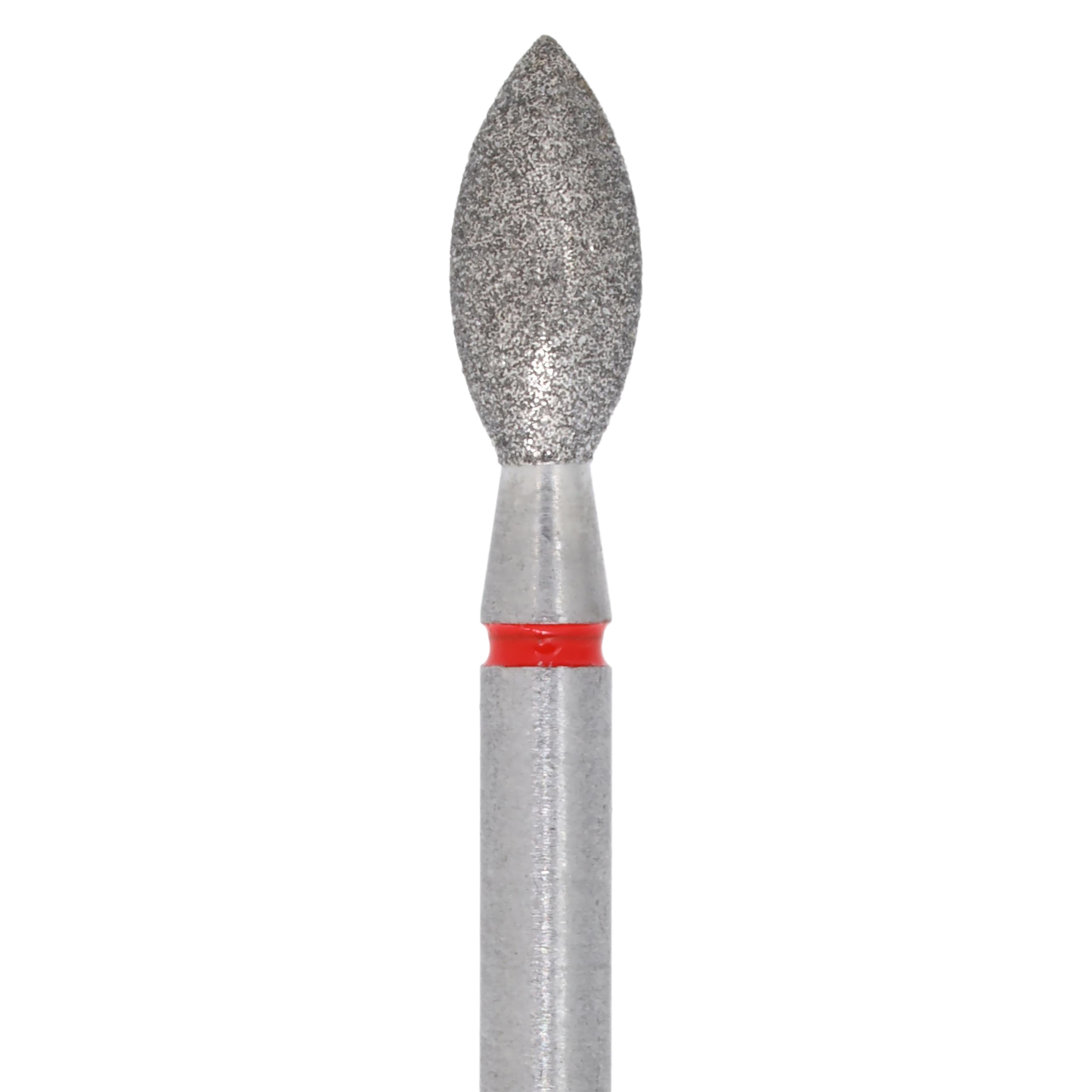 Alpen® x1 Single-Use Diamond Bur FG #368 Football, Fine Grit, Red Ring, 2.3mm Diameter x 5.0mm Length, 25/Bx, X368F023 thumbnail 2