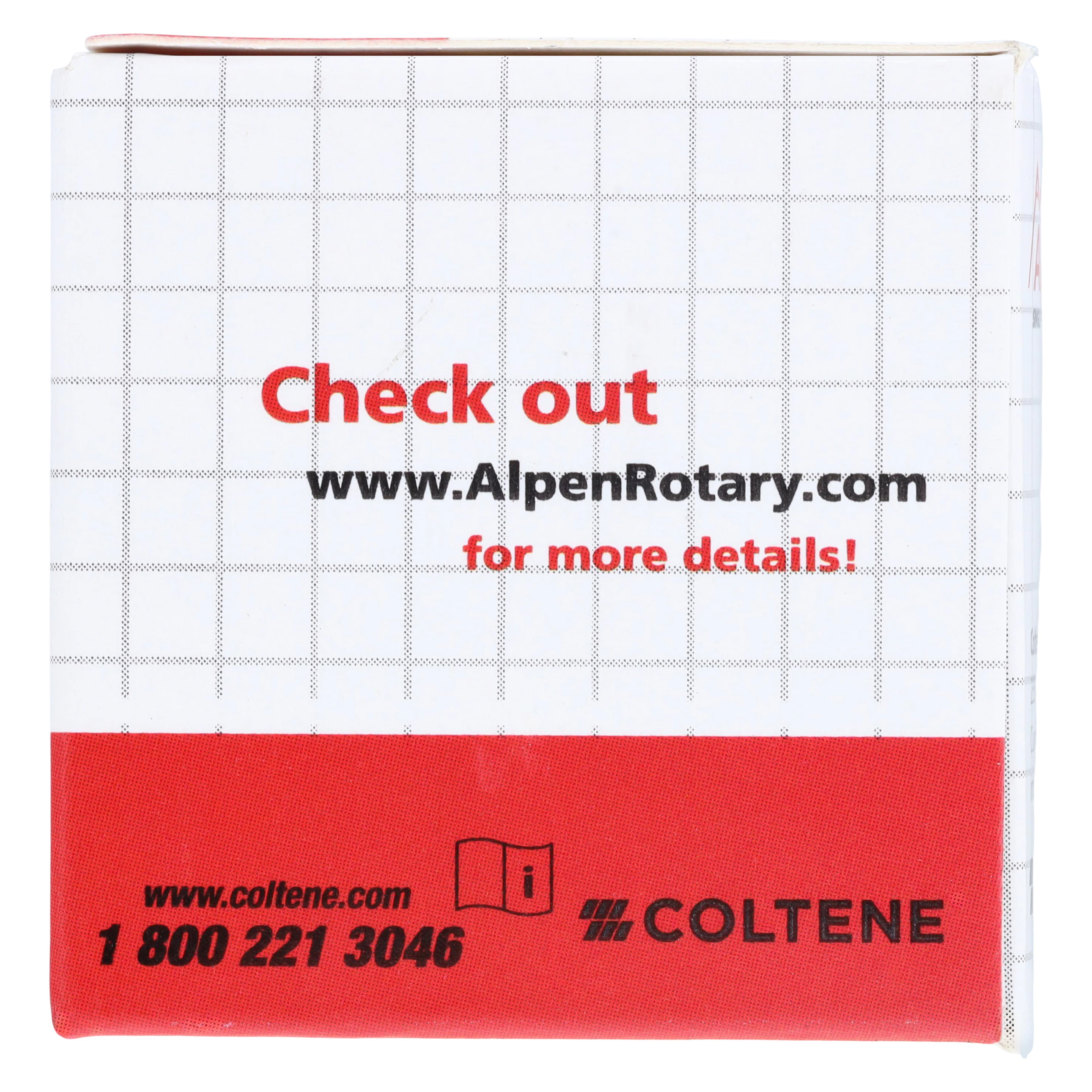 Alpen X1 Diamond Single Use Bur, FG, Egg, #379-023F, Fine, Red, 2.3 mm, 25/Pk, X379F023 thumbnail 7