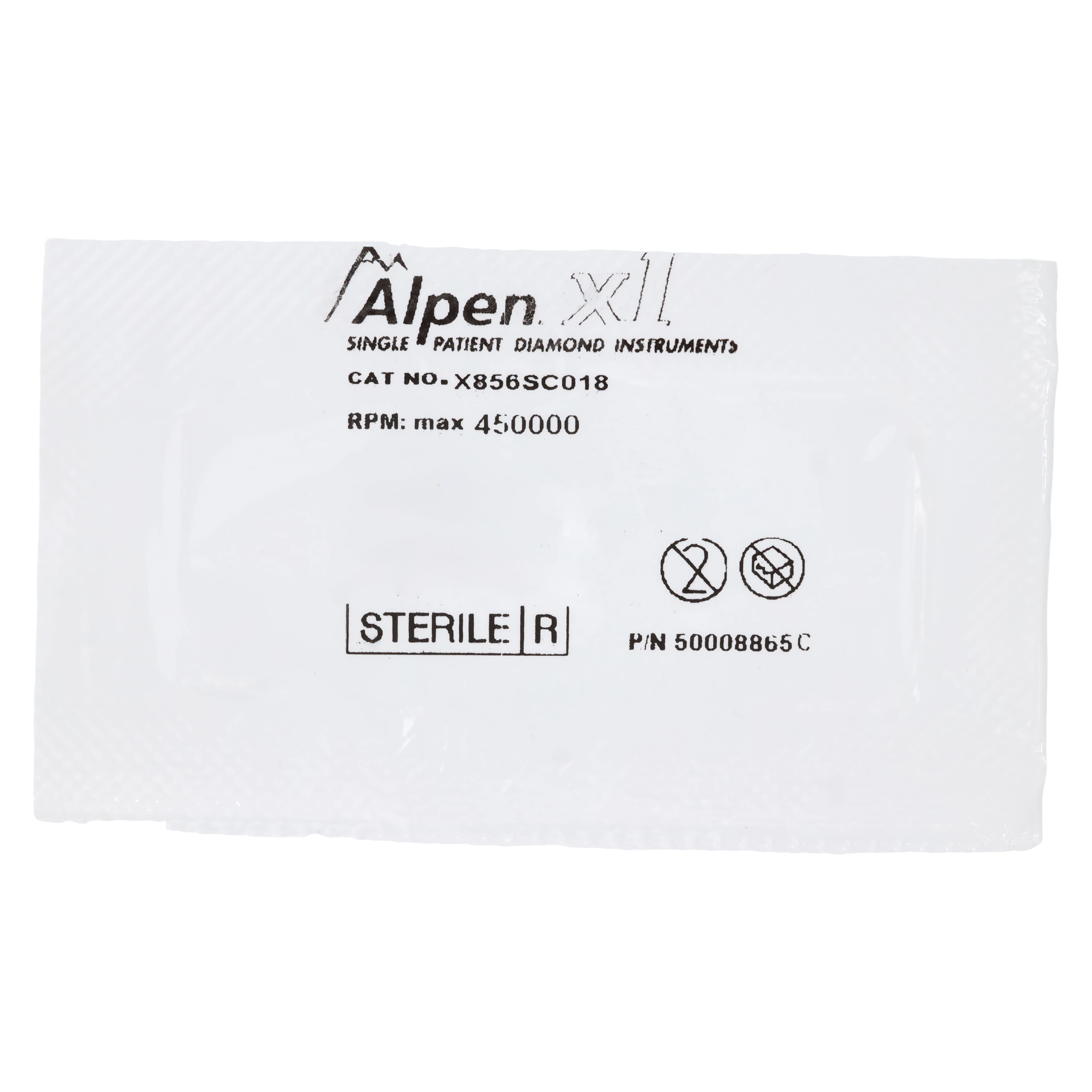 Alpen x1 Single-Use Diamond Bur, FG, #856-018SC, Round End Taper, Super Coarse, Black, 1.8 mm, 25/Pk, X856SC018 thumbnail 8