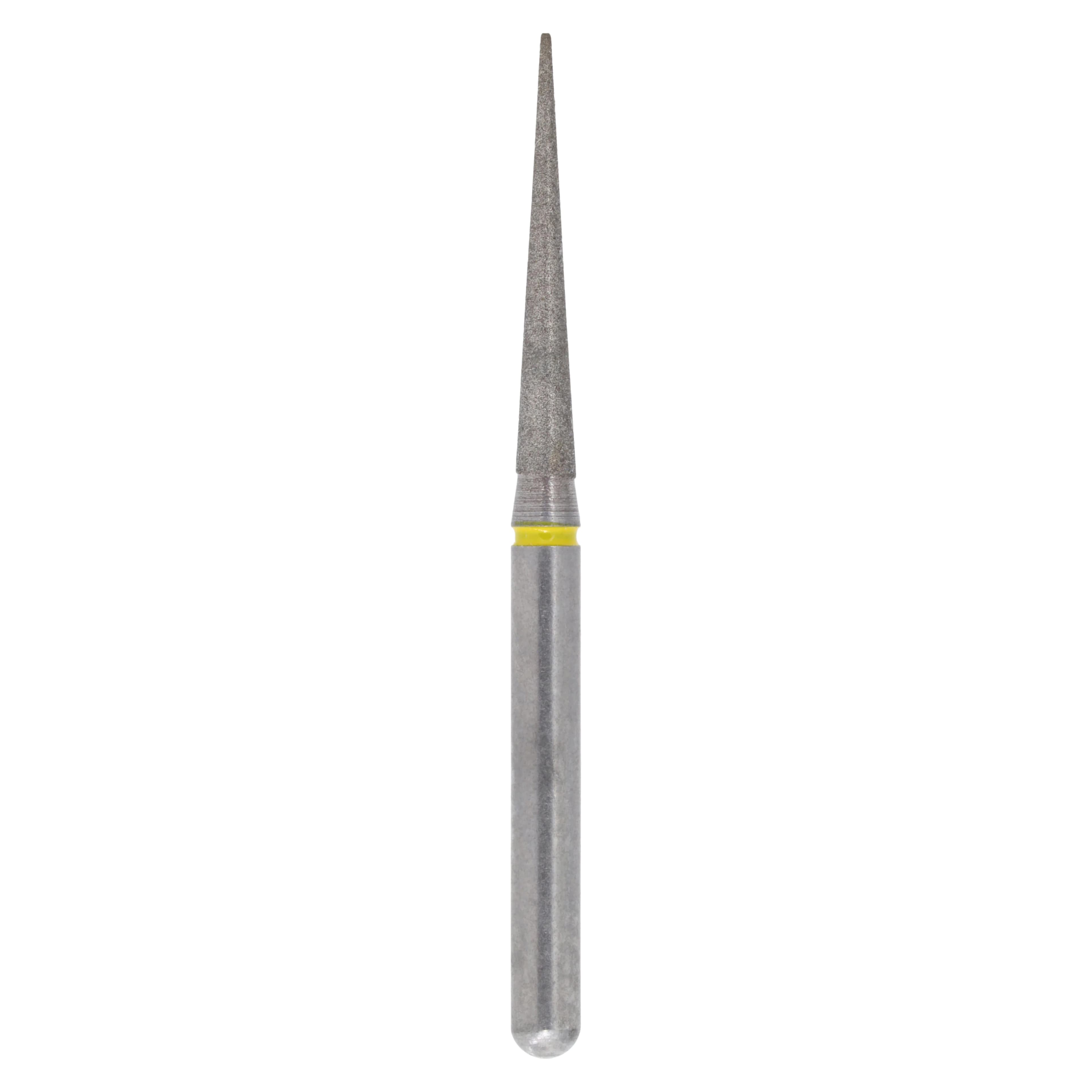 Alpen X1 Single-Use Diamond Bur, FG, #859-014EF, Cone Pointed End, 1.4 mm, Extra-Fine, Yellow, 25/Pk, X859EF014 - Alpen X1, Diamond Single Use Burs, FG, # 859-014EF, Cone Pointed End, Extra-Fine, Yellow, 25/Pk, X859EF014 - Image 1