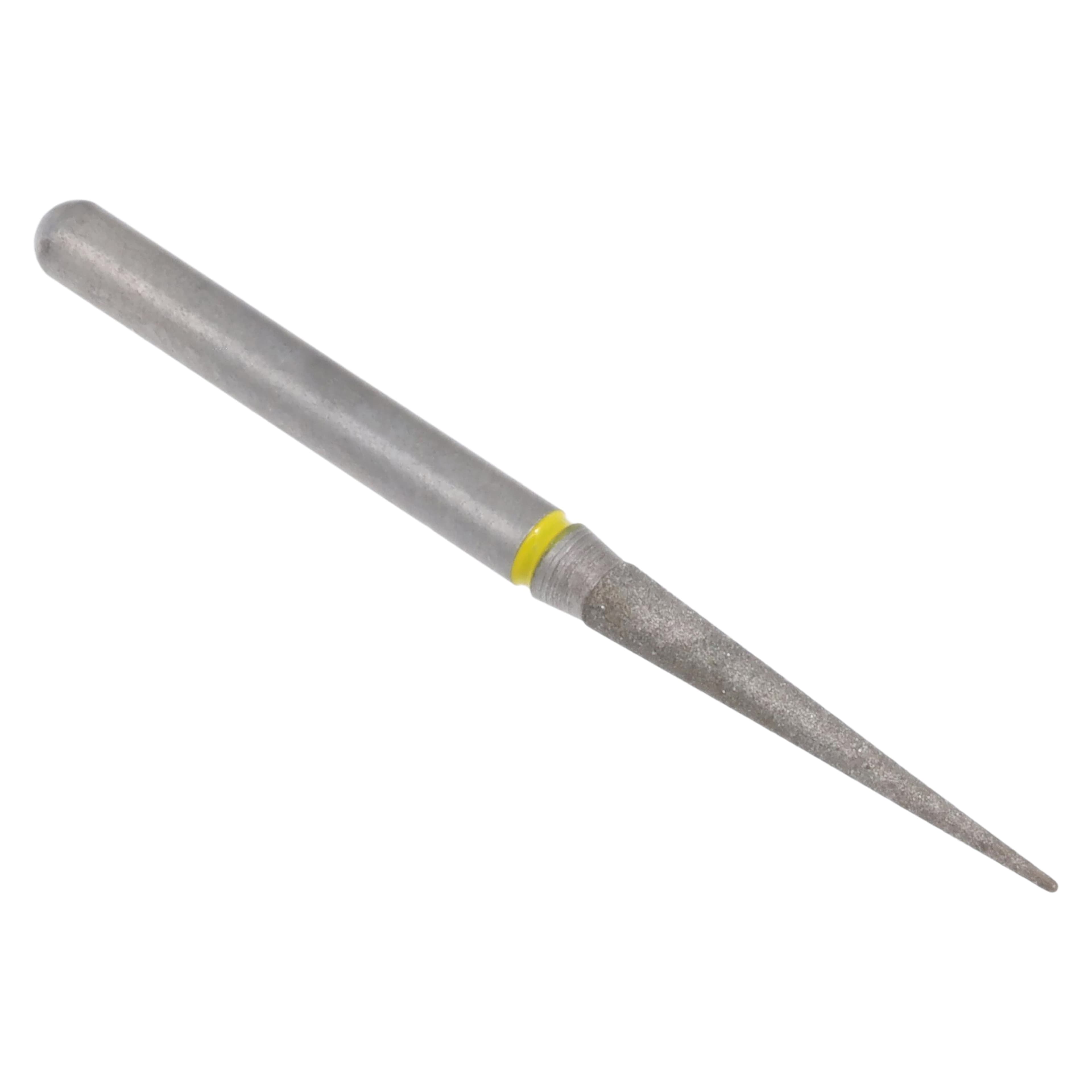 Alpen X1 Single-Use Diamond Bur, FG, #859-014EF, Cone Pointed End, 1.4 mm, Extra-Fine, Yellow, 25/Pk, X859EF014 thumbnail 3