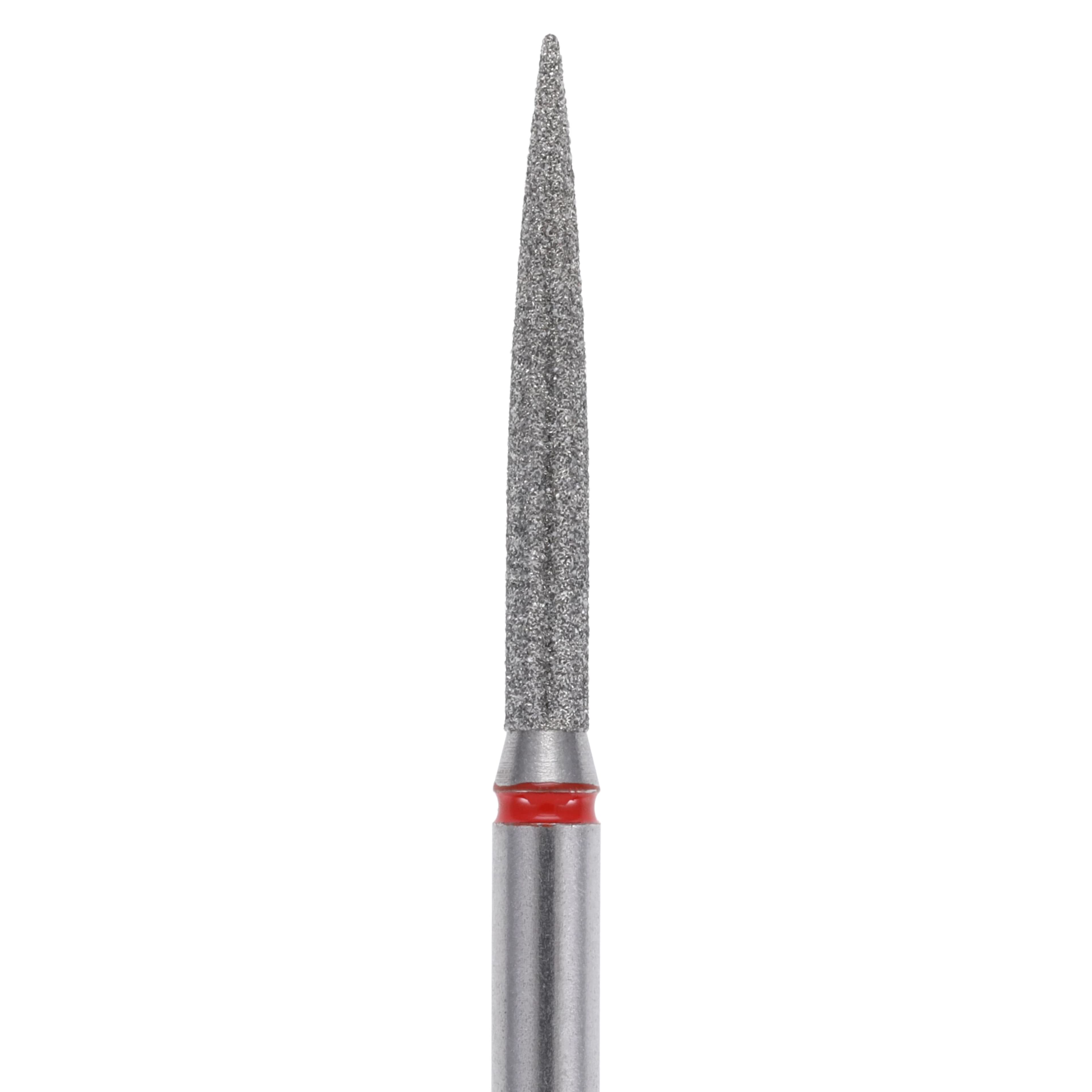 Alpen x1 Single-Use Diamond Bur, FG, Fine Grit, Flame Shape, #863-012, 1.2 mm Diameter, 10.0 mm Length, 25/Pk, X863F012 thumbnail 2