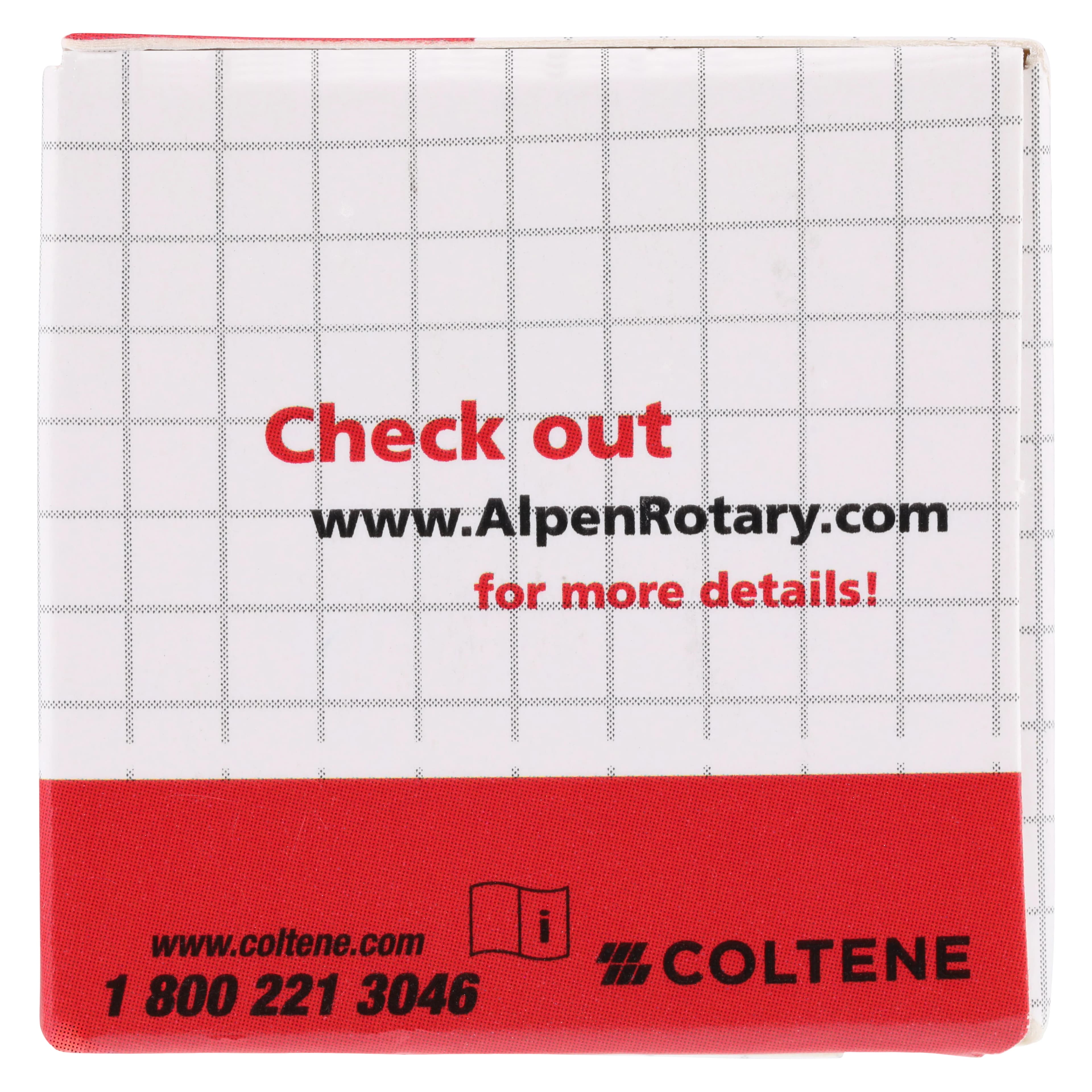 Alpen x1 Single-Use Diamond Bur, FG, Fine Grit, Flame Shape, #863-012, 1.2 mm Diameter, 10.0 mm Length, 25/Pk, X863F012 thumbnail 5