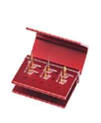 Alpen™ Diamond Esthetic Finishing Kit, 6 Extra Fine Grit Diamonds with Bur Block, R1001EF - Alpen™ Diamond Esthetic Finishing Kit - Alpen™ Diamond Esthetic Finishing Kit - Image 1
