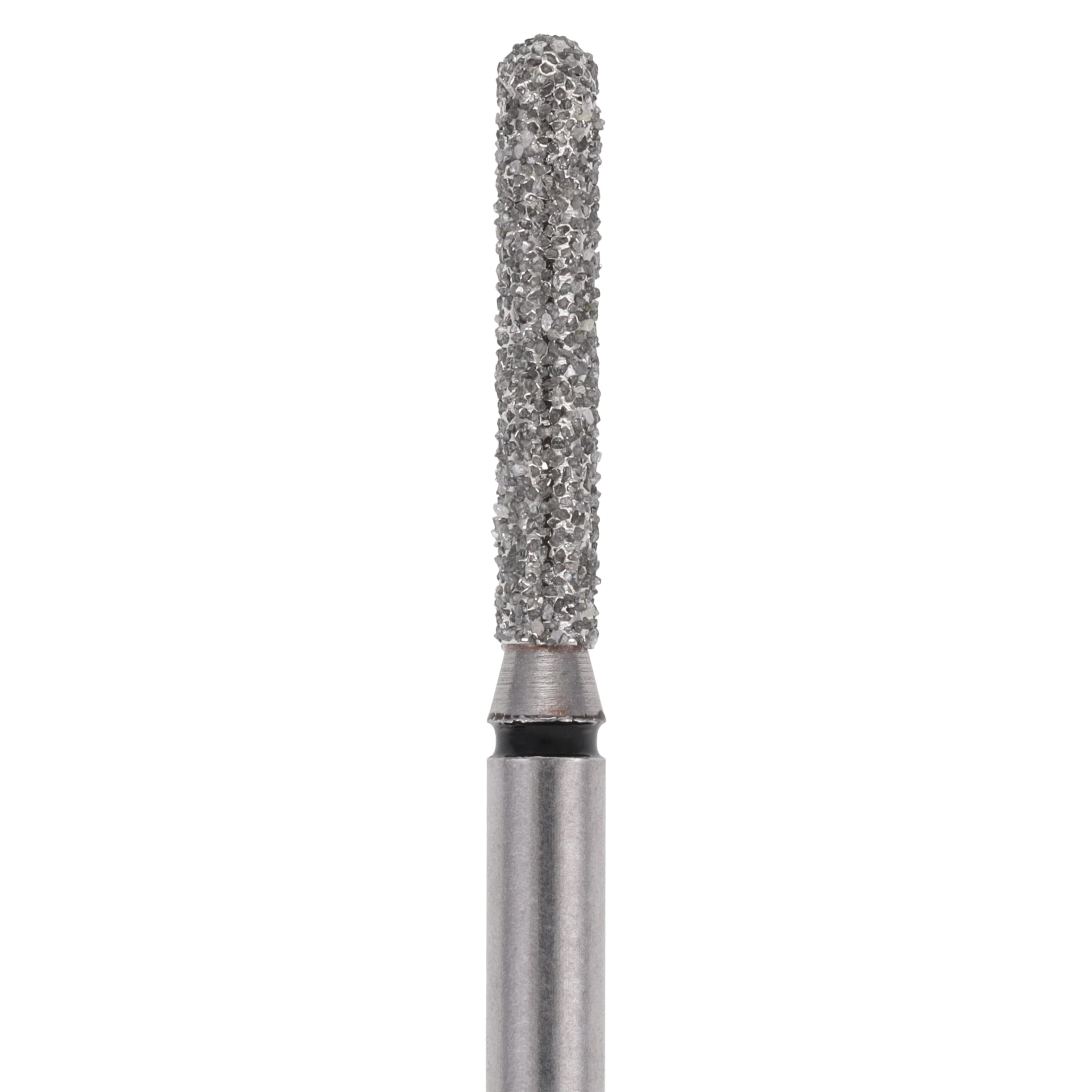 Alpen X1 Single-Use Diamond Bur, FG, #881-014SC, Cylinder Round End, Super Coarse, Black, 1.4 mm Diameter, 8.0 mm Length, 25/Pk, X881SC014 thumbnail 2