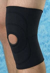 Medline Sleeve Support Knee, Neoprene, Adult Small, 13-14" - Support Knee Neoprene W/Bttrss - Image 1