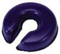 Medline Surgical Positioner, Horseshoe Gel, 3.25" x 0.5" x 0.25" - Positioner HorseShoe Gel - Image 1